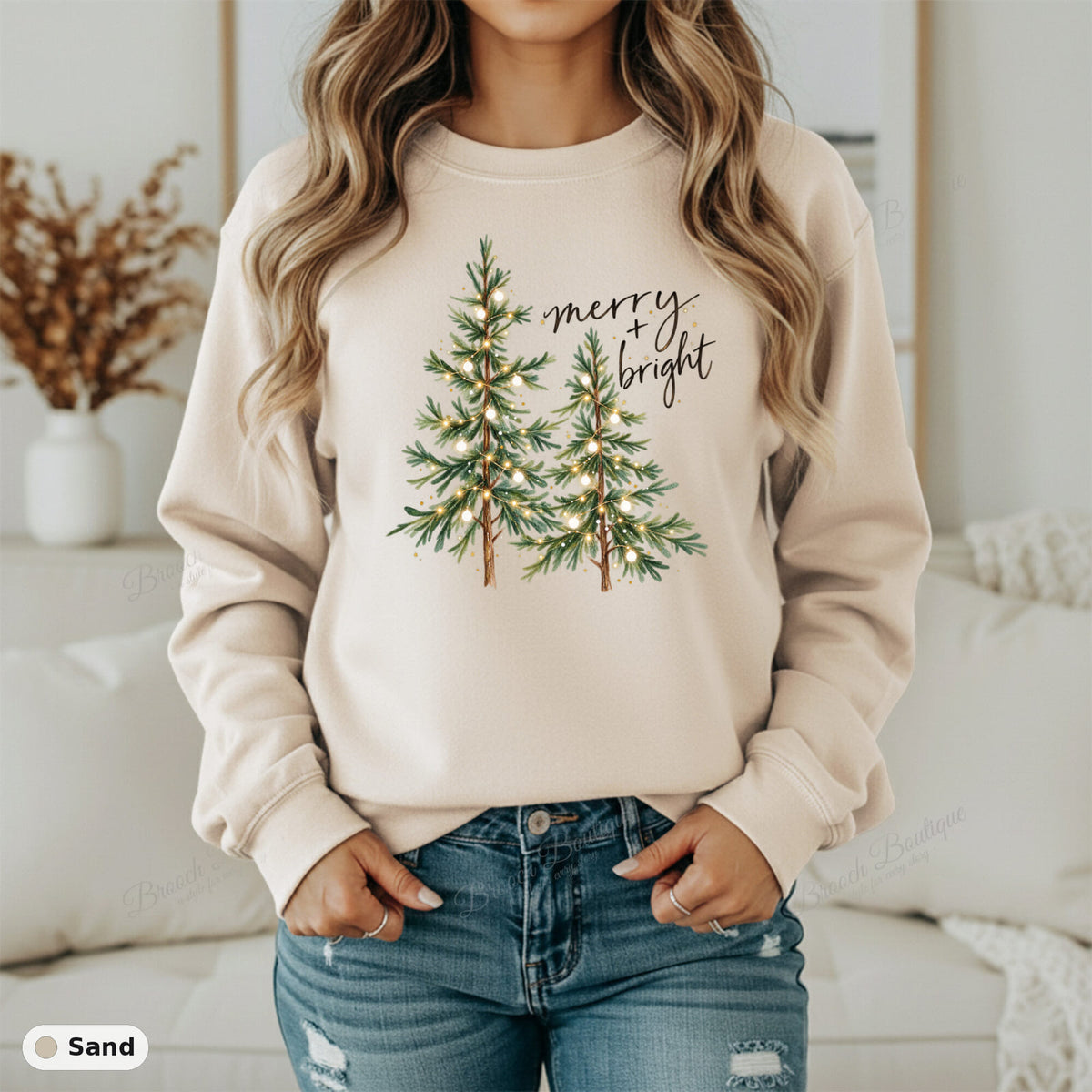 Merry and Bright 2 — Gildan 18000