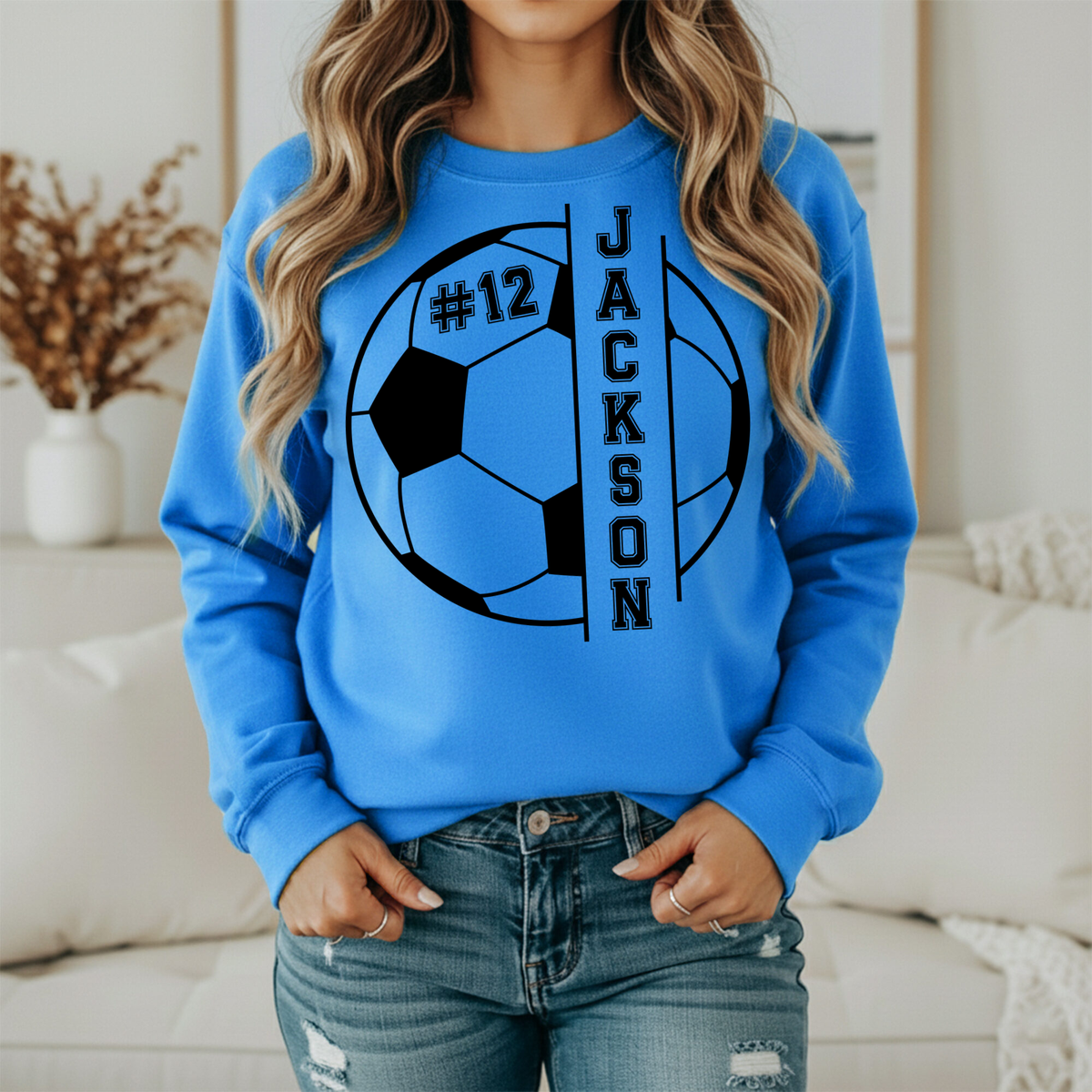 CUSTOM SOCCER BALL Gildan Sweatshrit - unisex