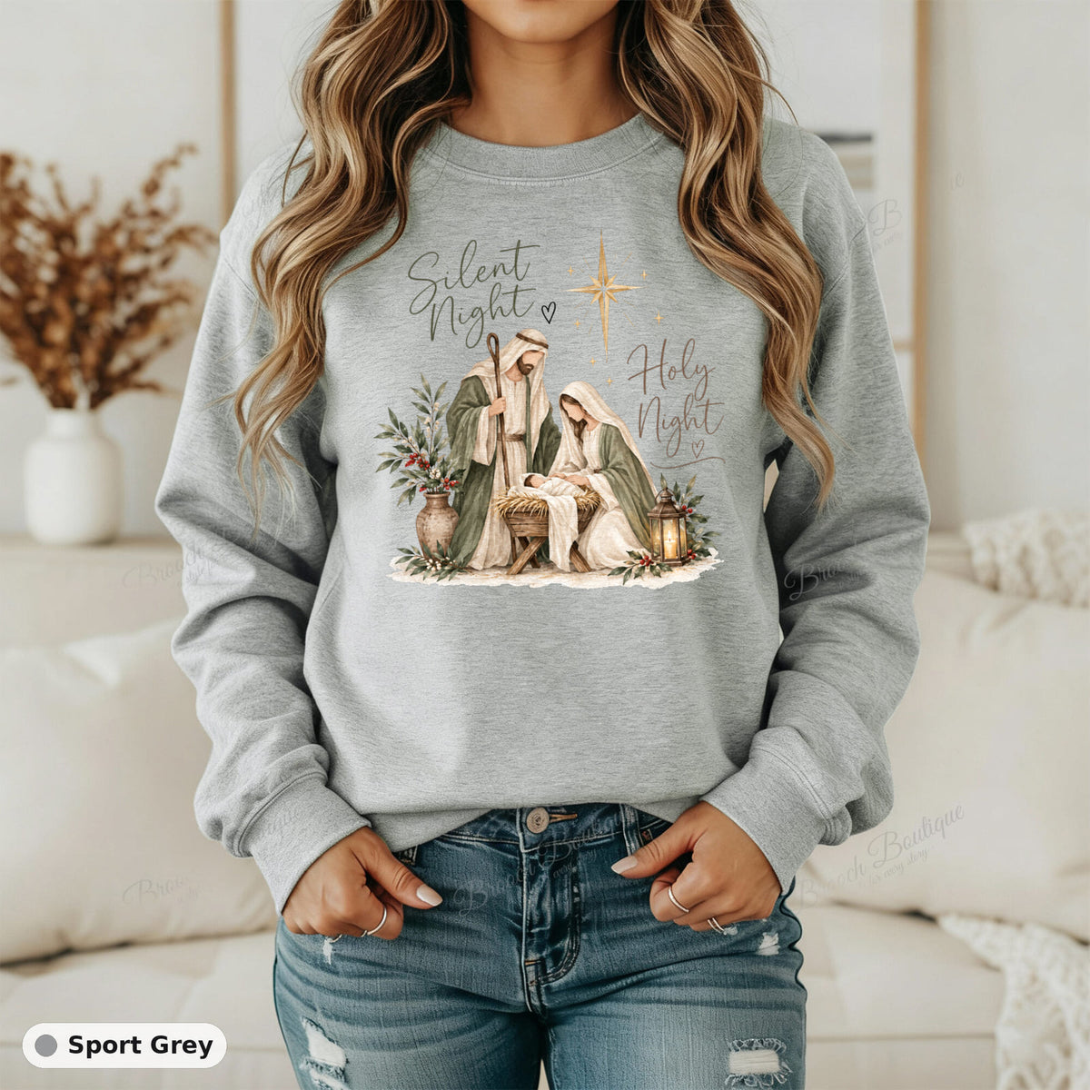 Silent Night Holy Night — Gildan 18000