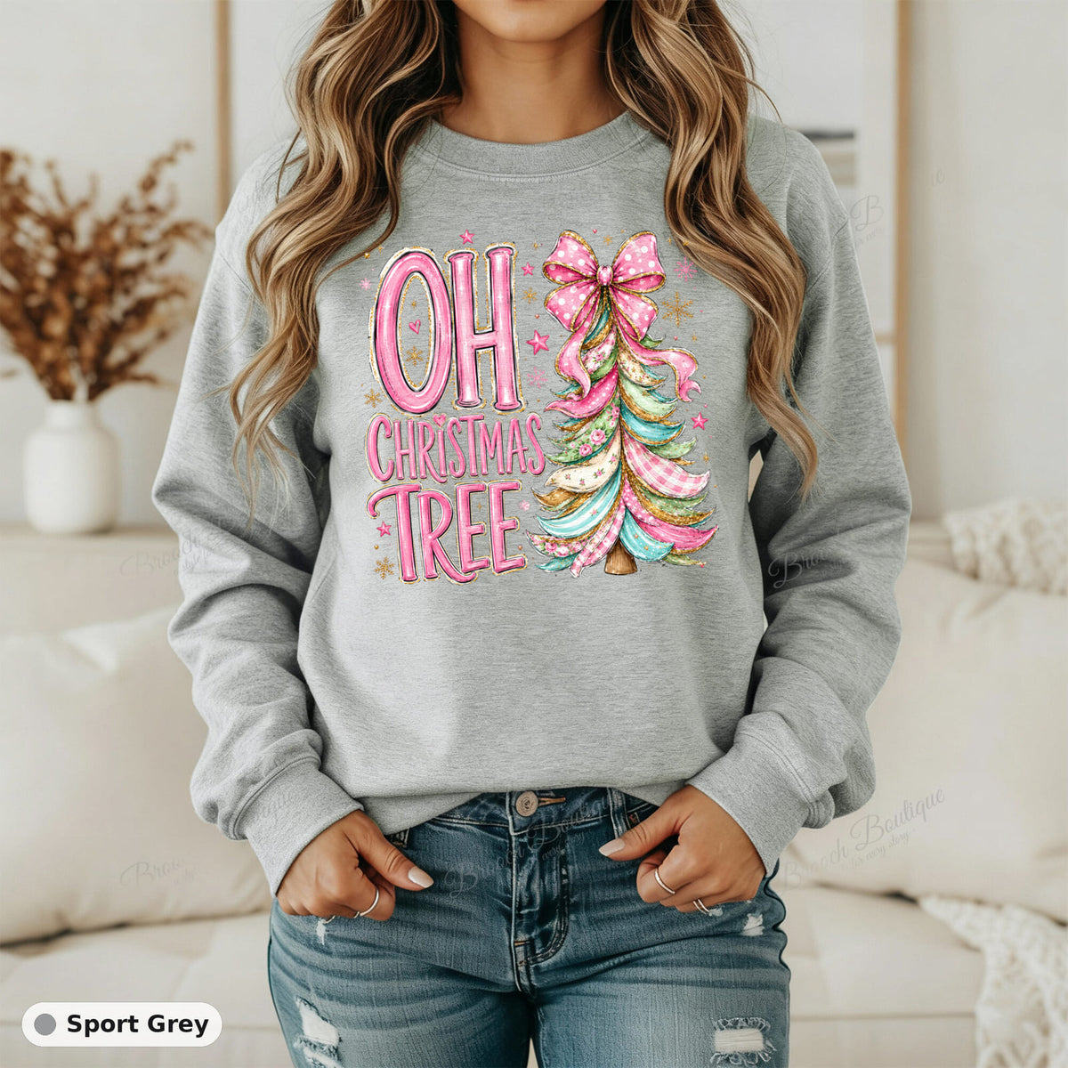 Oh Christmas Tree — Gildan 18000
