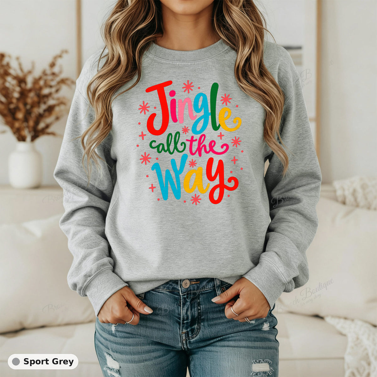 Jingle All The Way — Gildan 18000