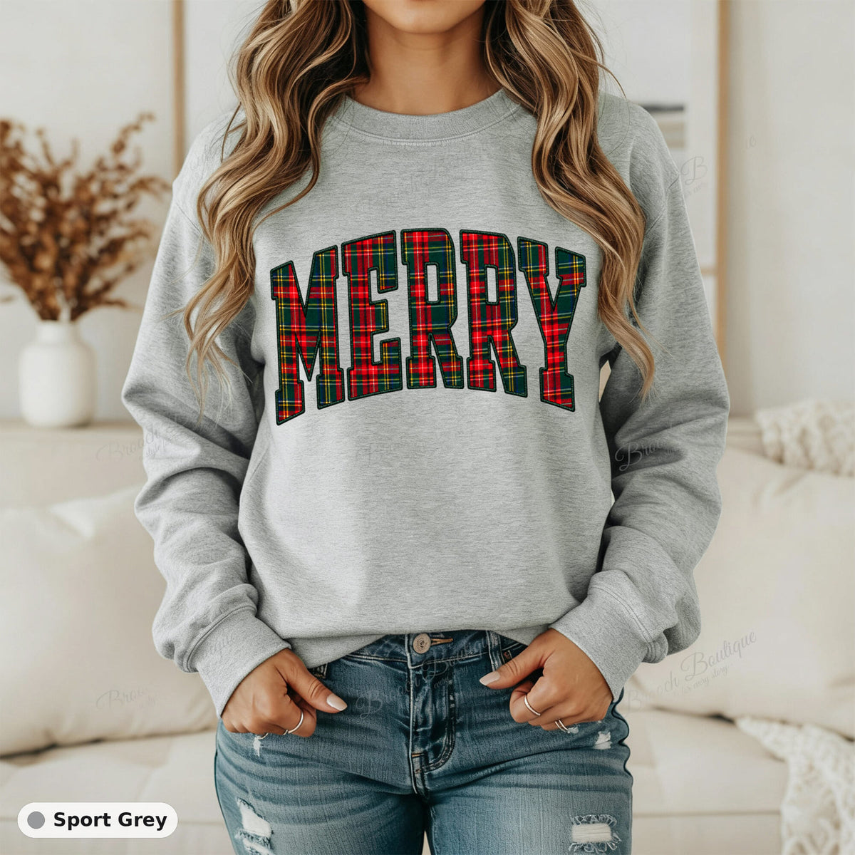 Merry Plaid — Gildan 18000
