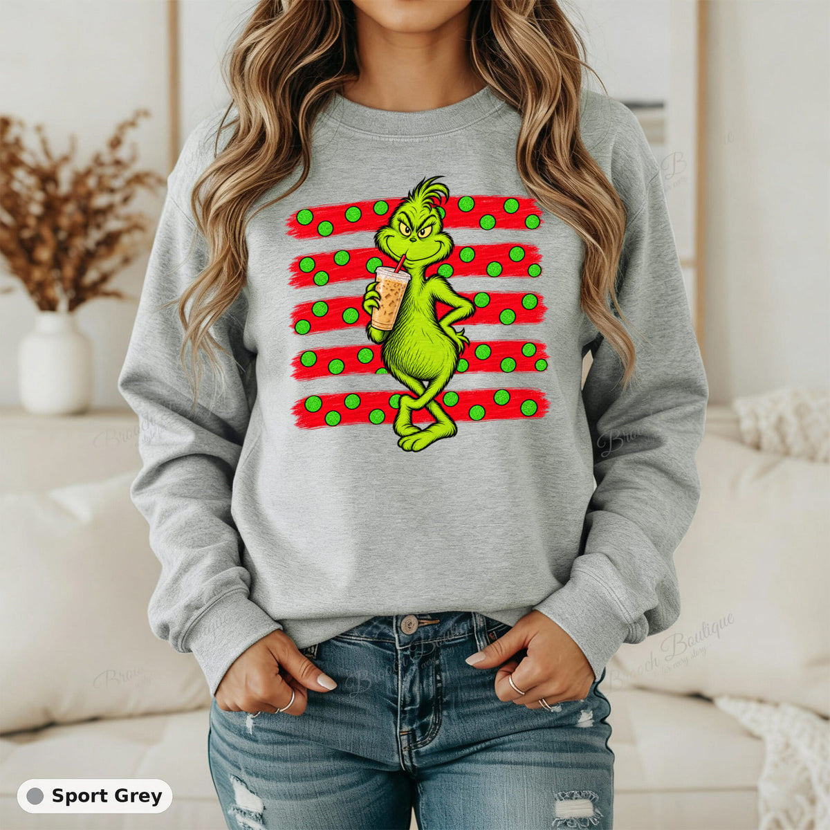 Grinch Iced Coffee — Gildan 18000