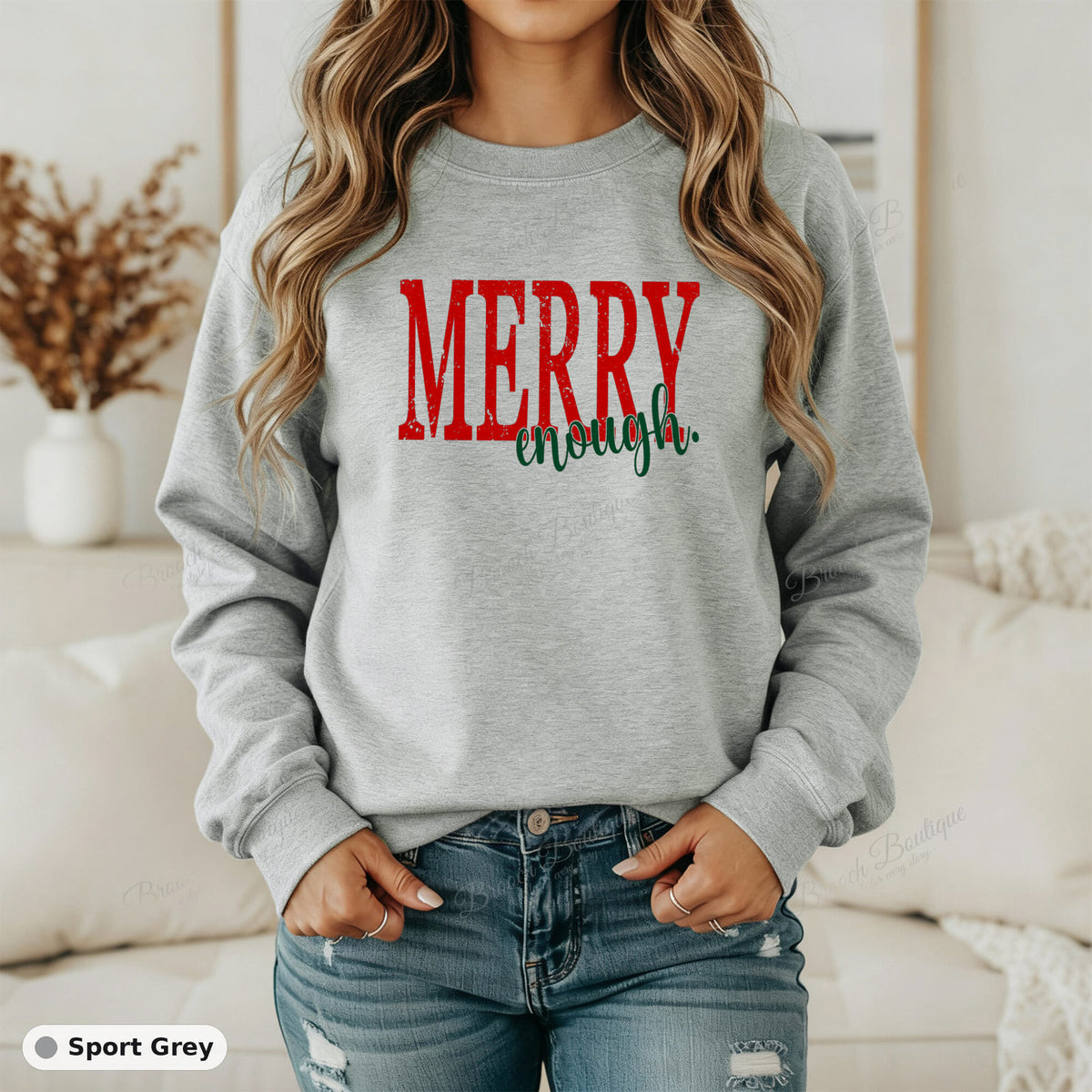 Merry Enough — Gildan 18000