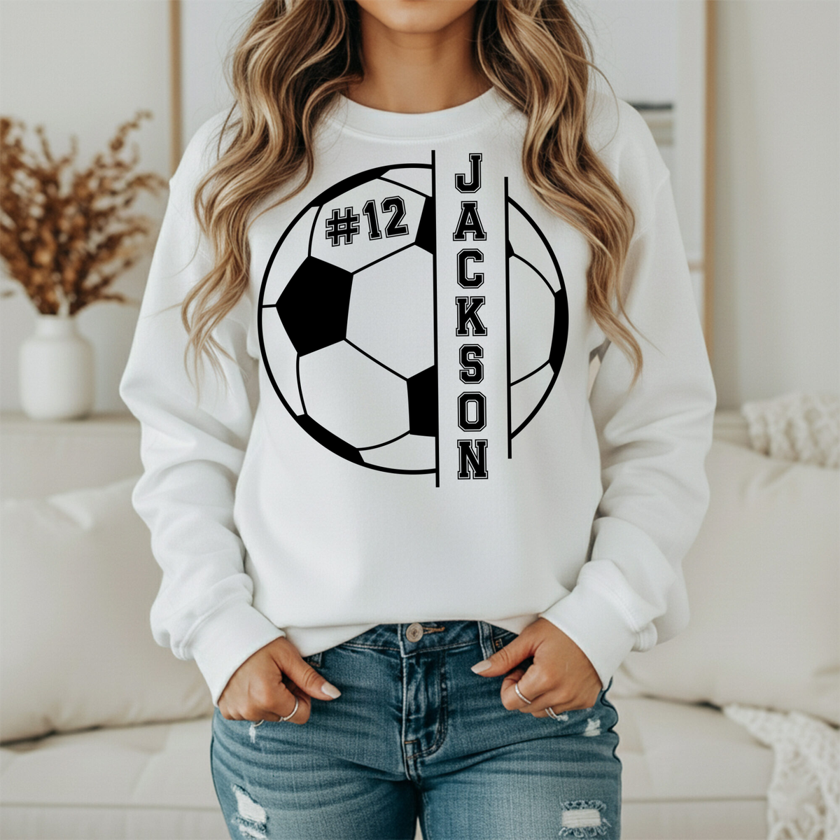 CUSTOM SOCCER BALL Gildan Sweatshrit - unisex