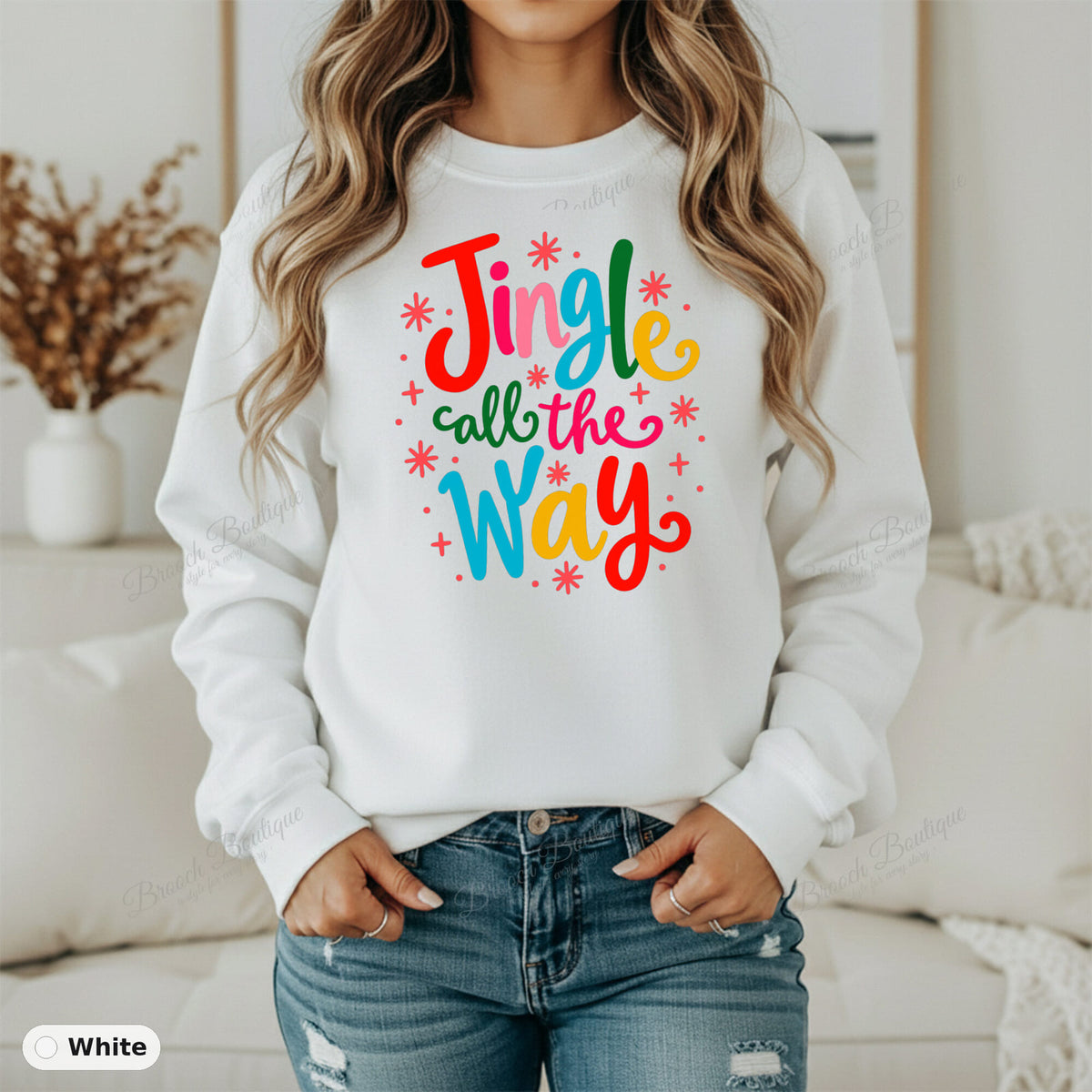 Jingle All The Way — Gildan 18000