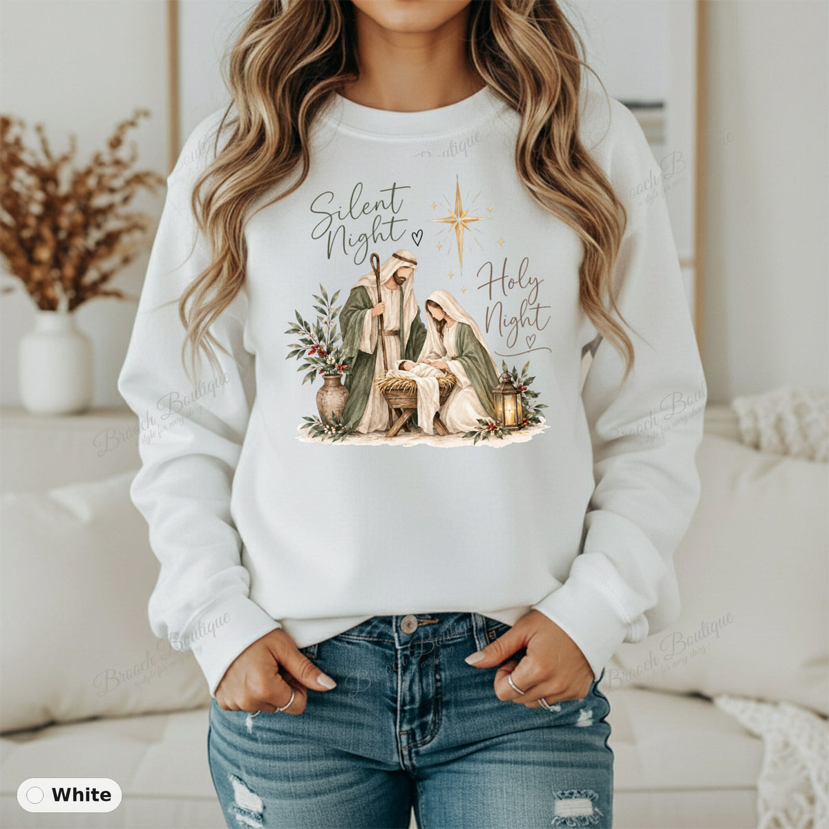 Silent Night Holy Night — Gildan 18000