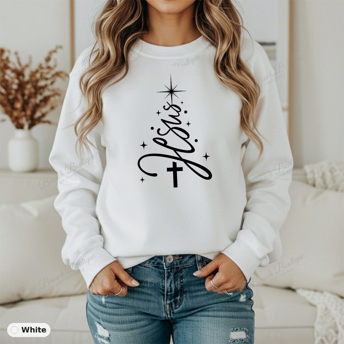 Christ Christmas Tree — Gildan 18000