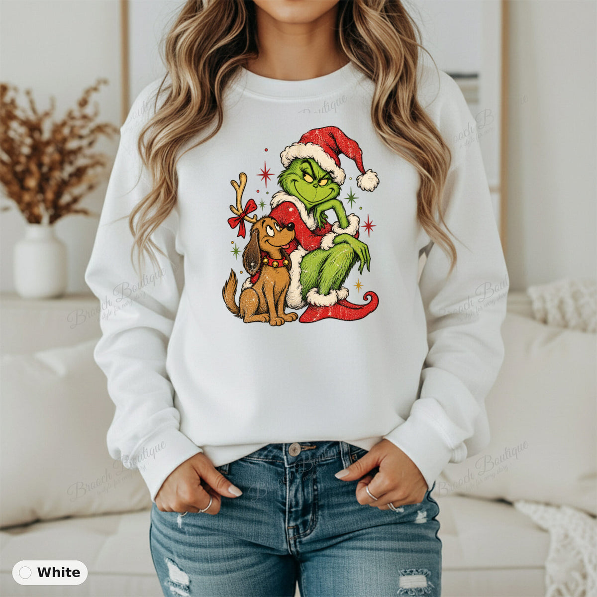 Grinch And Max Christmas — Gildan 18000