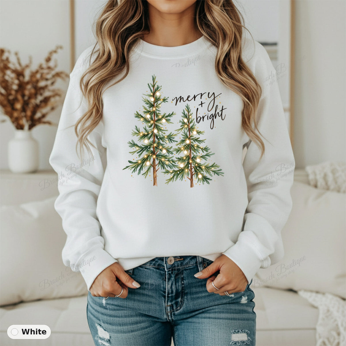 Merry and Bright 2 — Gildan 18000