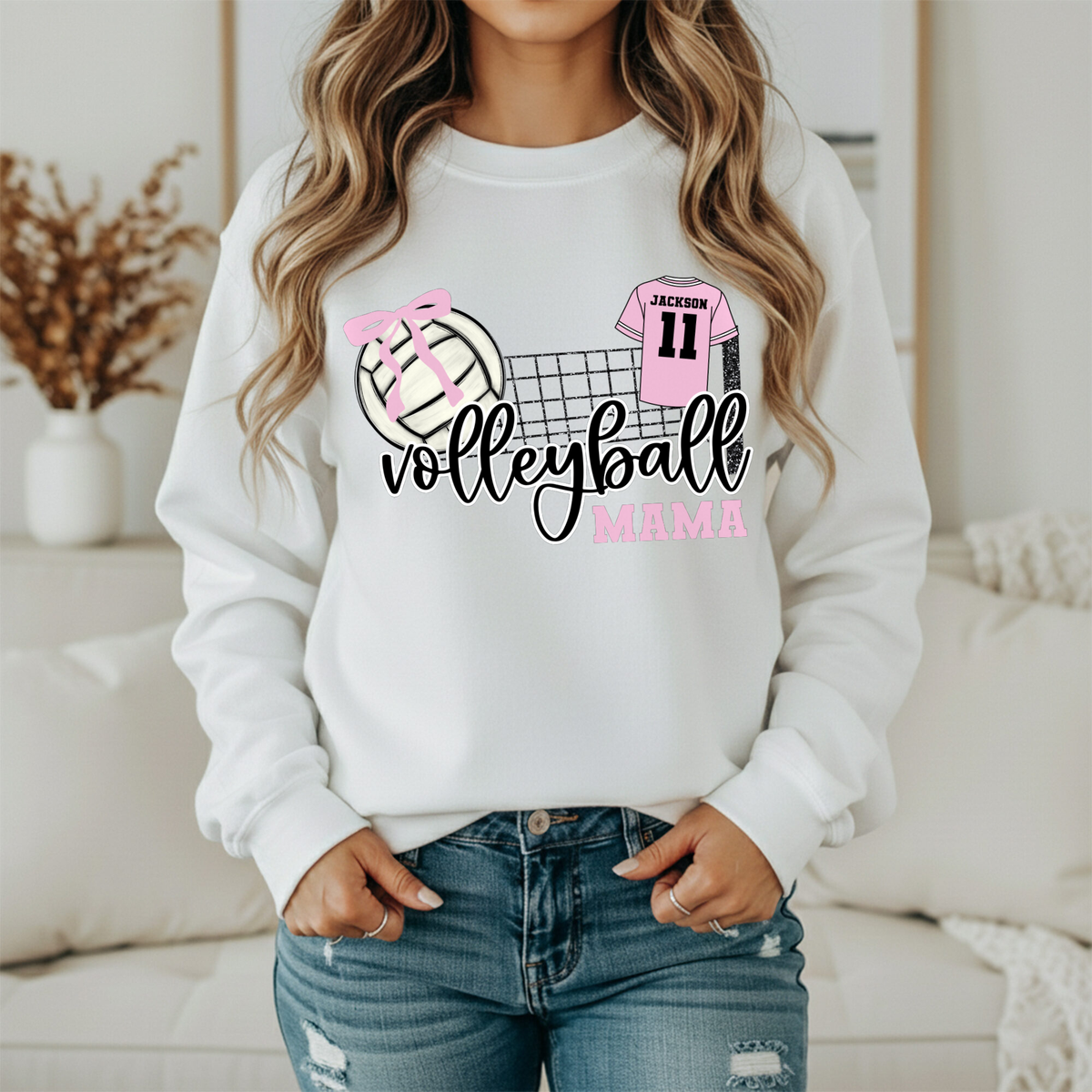 CUSTOM Volleyball Sweatshirt — Gildan sweatshirt
