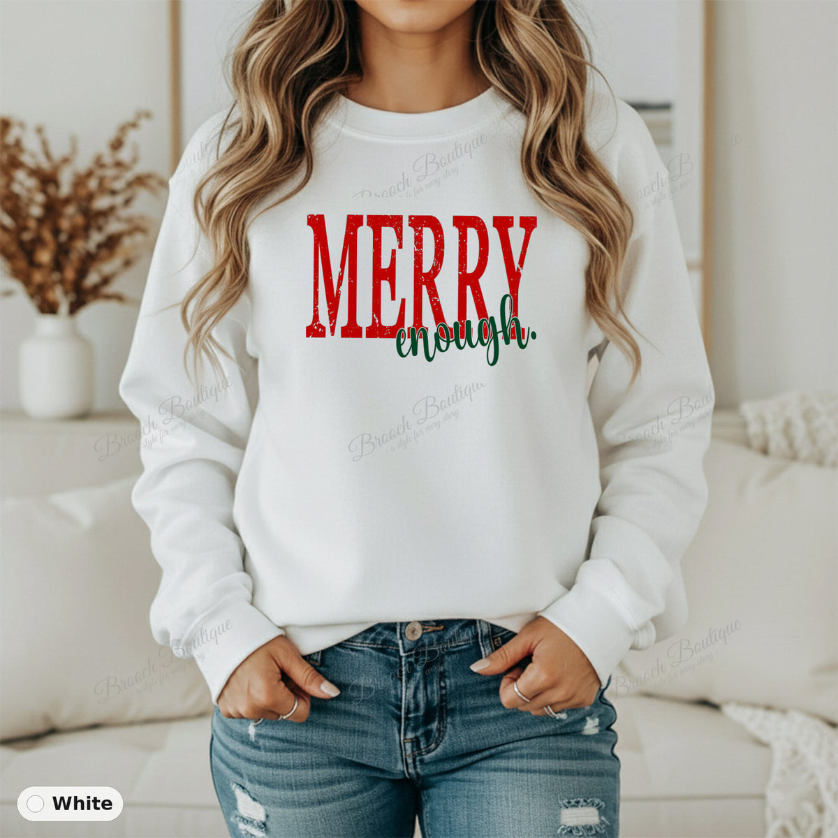 Merry Enough — Gildan 18000