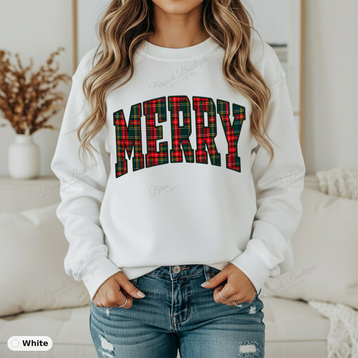 Merry Plaid — Gildan 18000