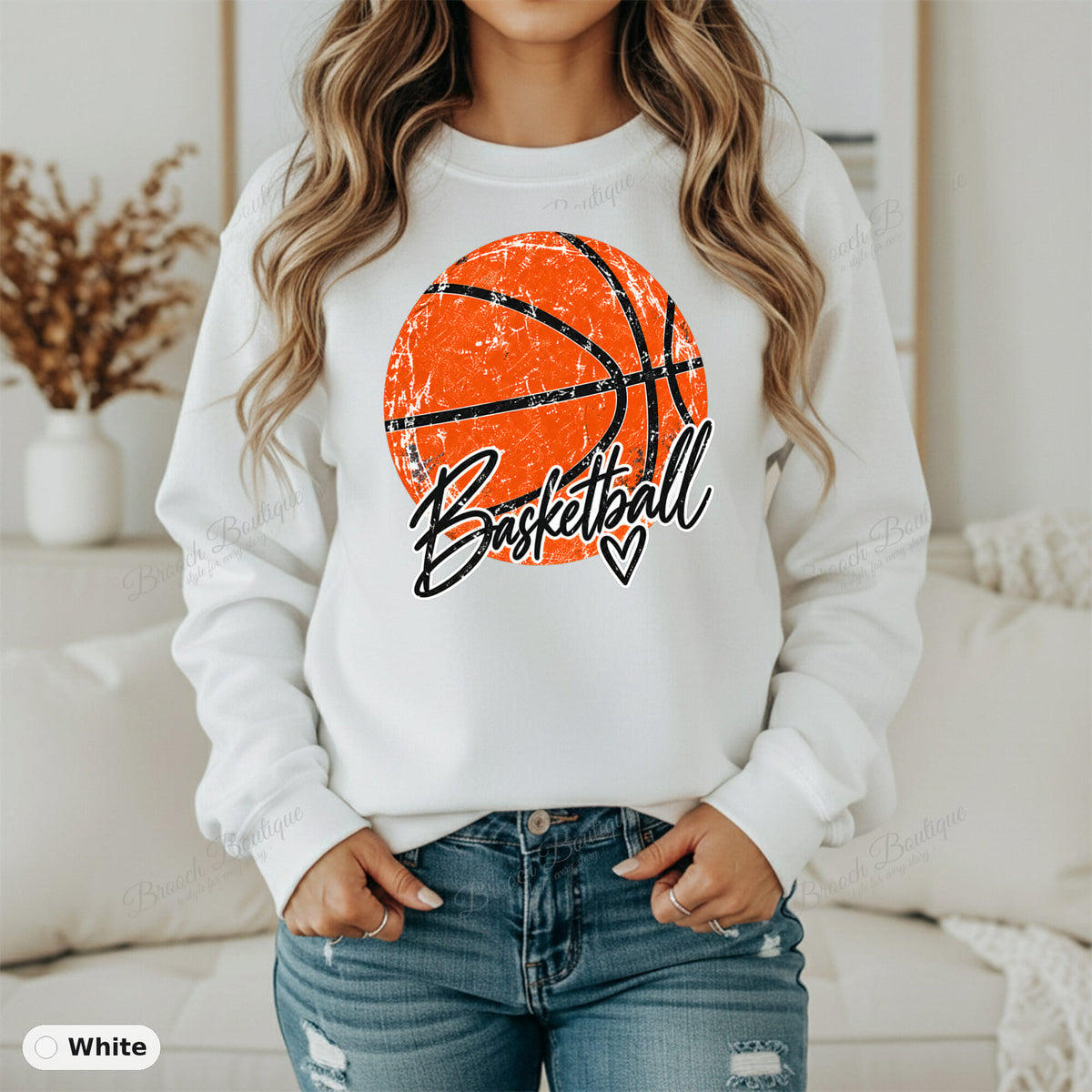 Distressed Basketball 2 — Gildan 18000