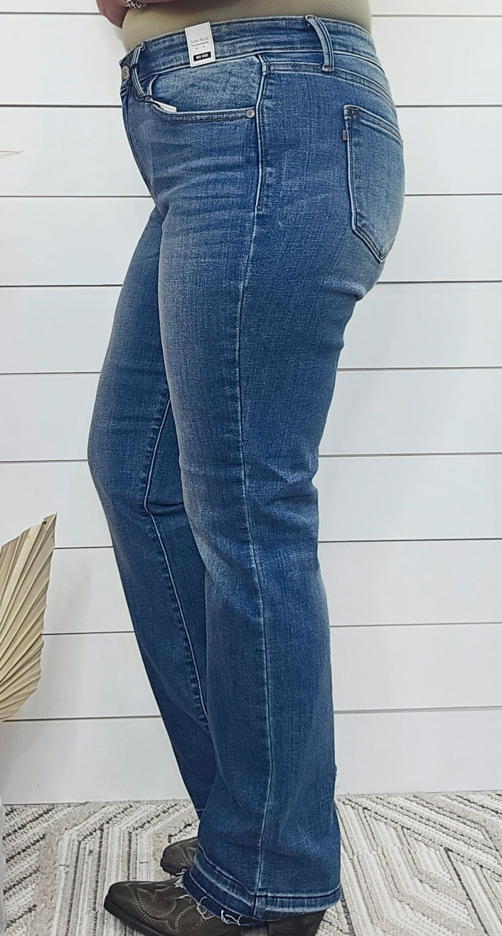 JUDY BLUE DAD JEAN W/ RELEASE HEM