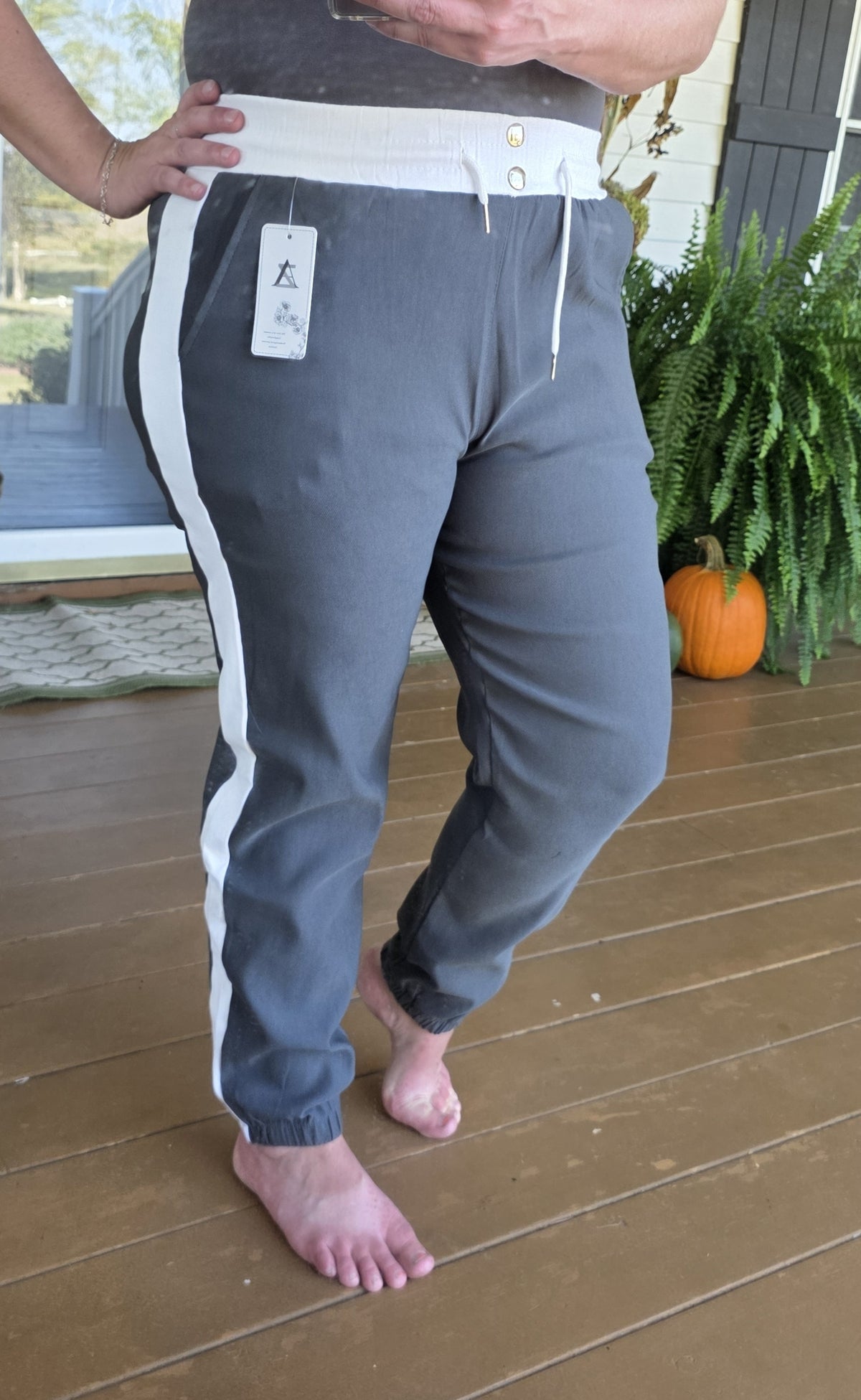 VARSITY STRIPE JOGGERS - 4 COLORS