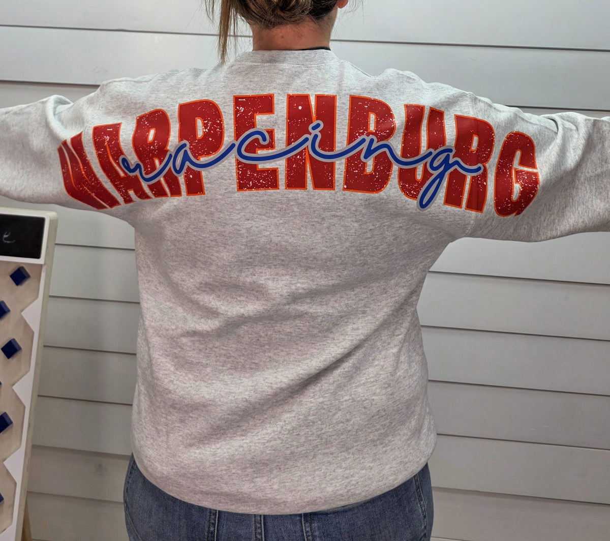 CUSTOM BIG LETTER SWEATHSHIRTS