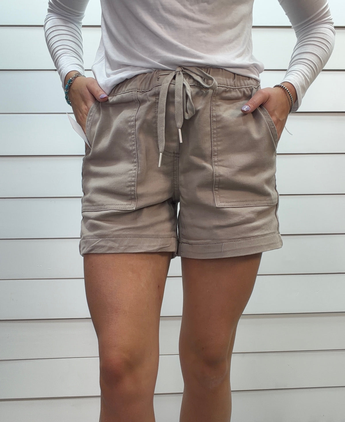 YMI JOGGER SHORT - SESAME