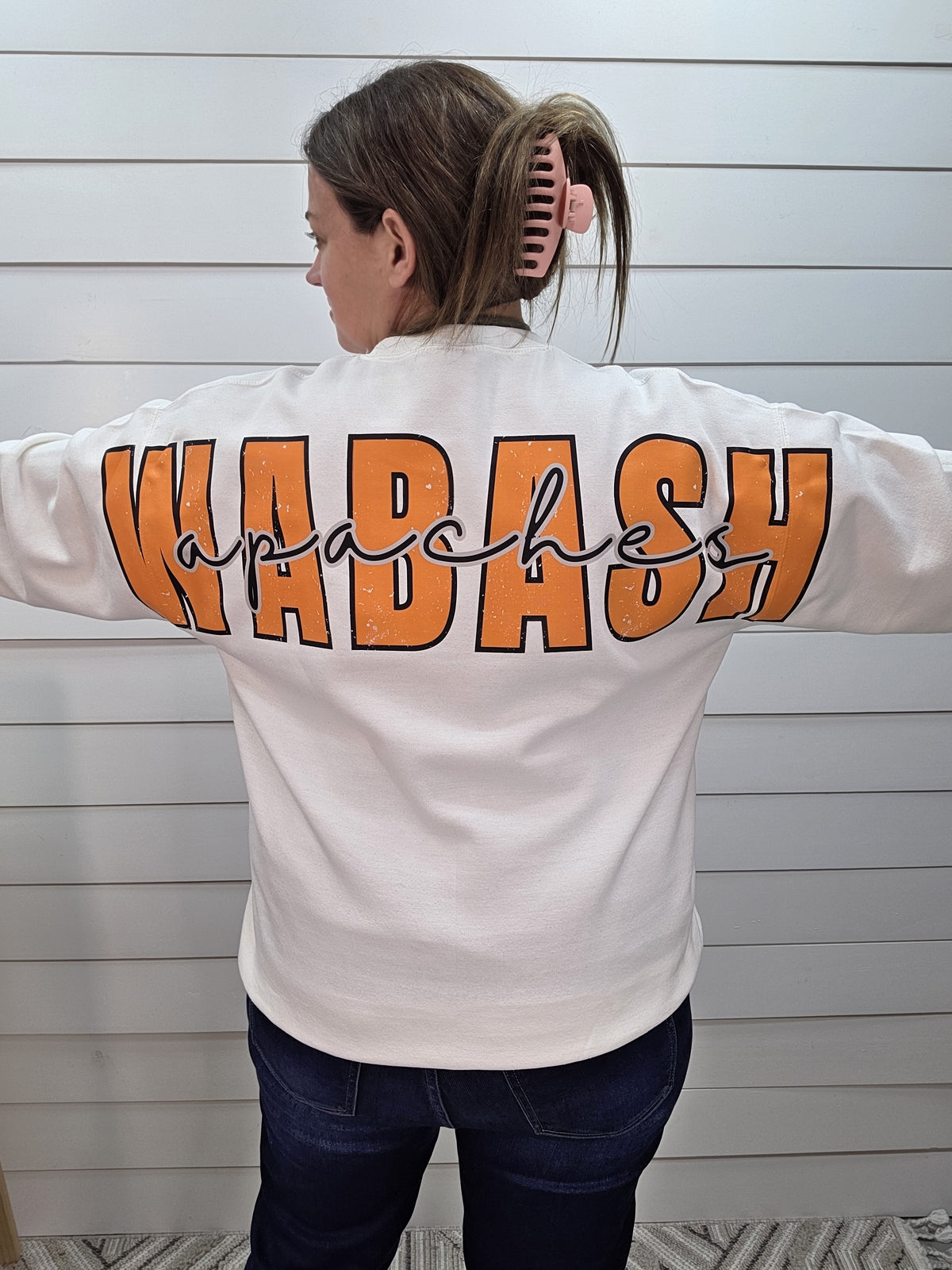 CUSTOM BIG LETTER SWEATHSHIRTS