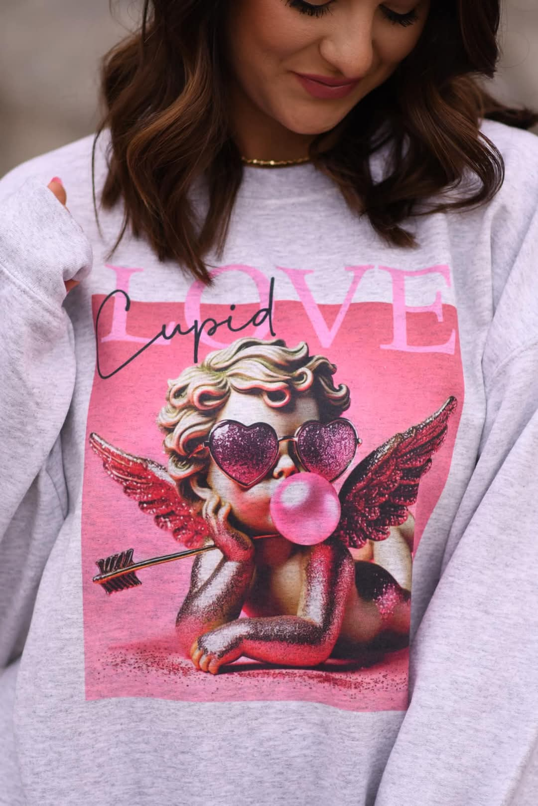 **PREORDER** LOVE CUPID SWEATSHIRT - TAT 15 BUSINESS DAYS