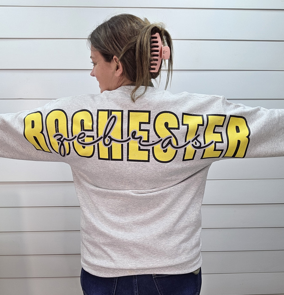 CUSTOM BIG LETTER SWEATHSHIRTS