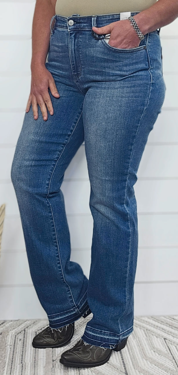 JUDY BLUE DAD JEAN W/ RELEASE HEM