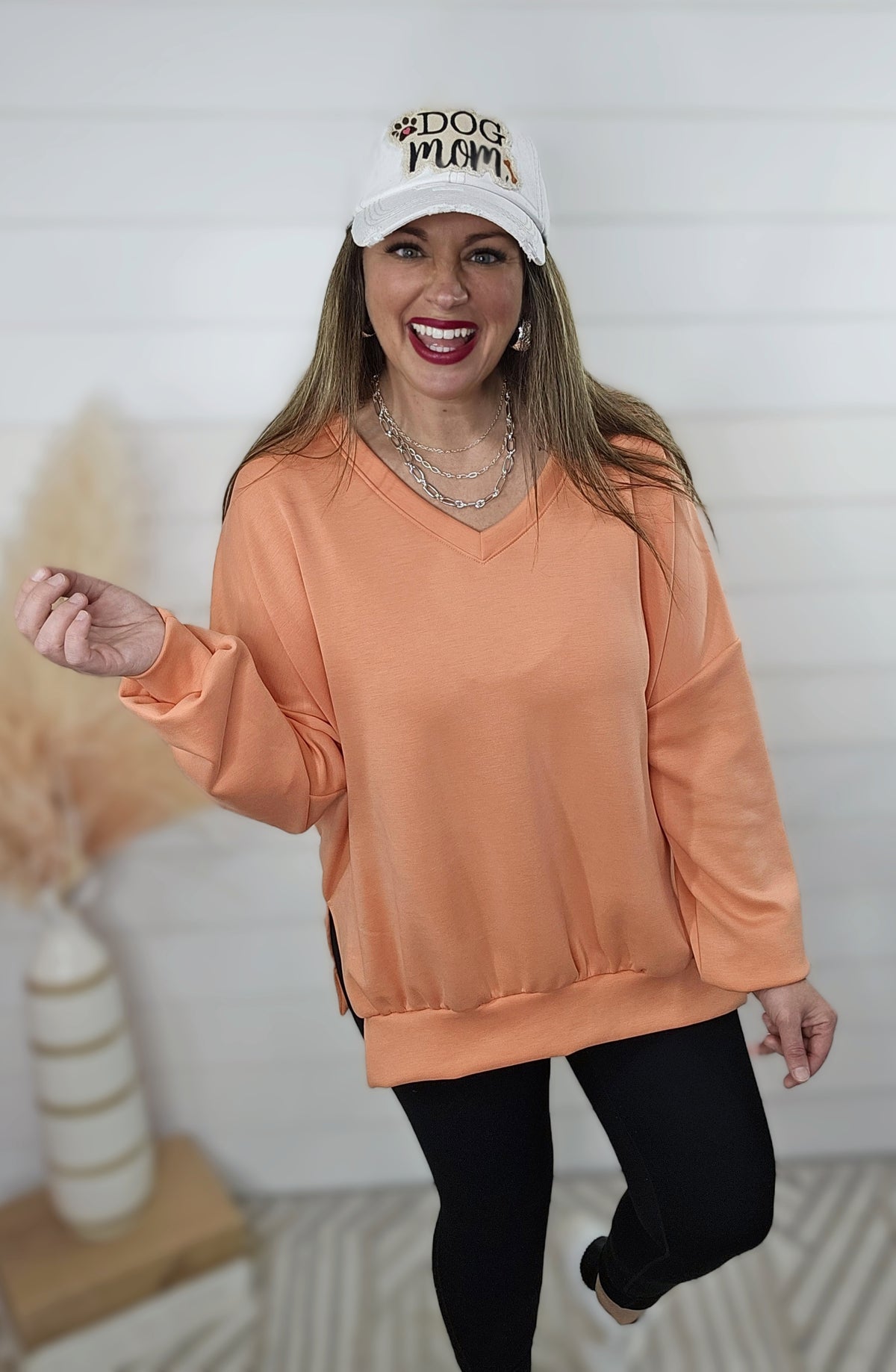 **BROOCH EXCLUSIVE*** SCUBA EVERYDAY PULLOVER - TANGERINE