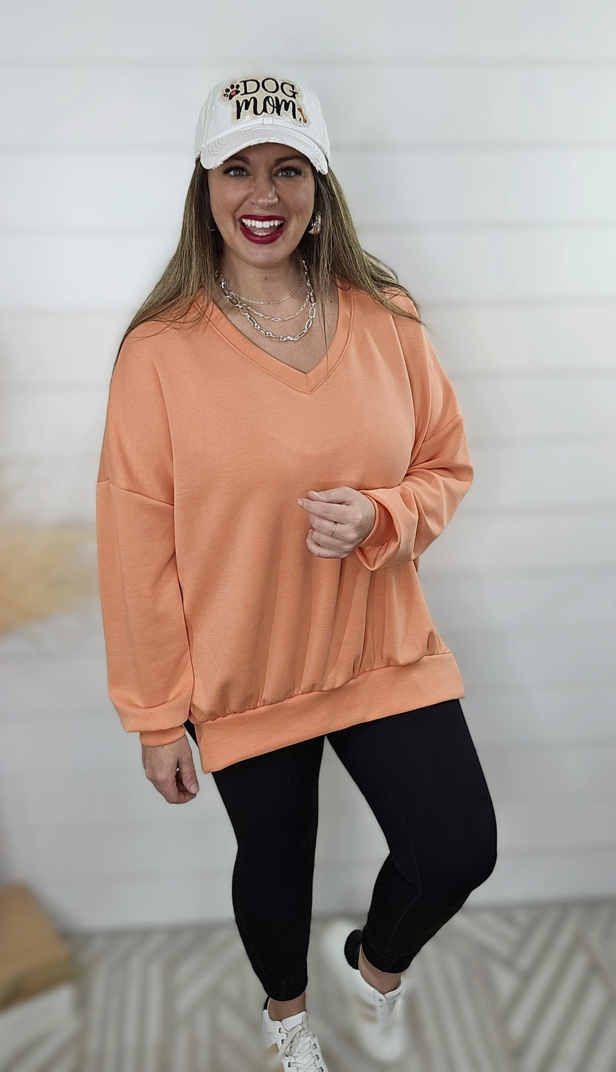 **BROOCH EXCLUSIVE*** SCUBA EVERYDAY PULLOVER - TANGERINE