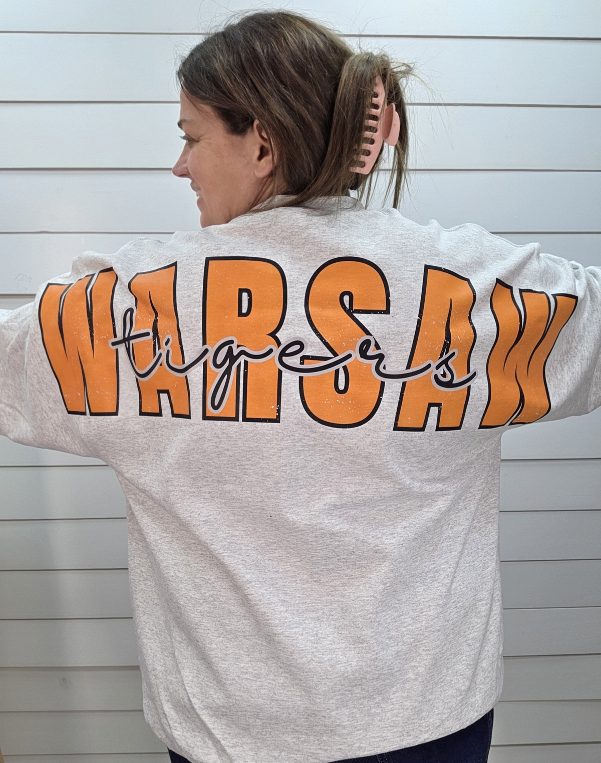 WARSAW BIG LETTER SWEATSHIRT