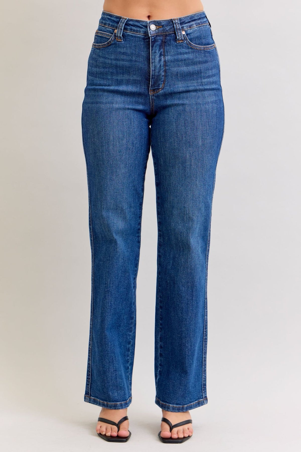 JUDY BLUE MR Straight Tummy Control Classic — DK