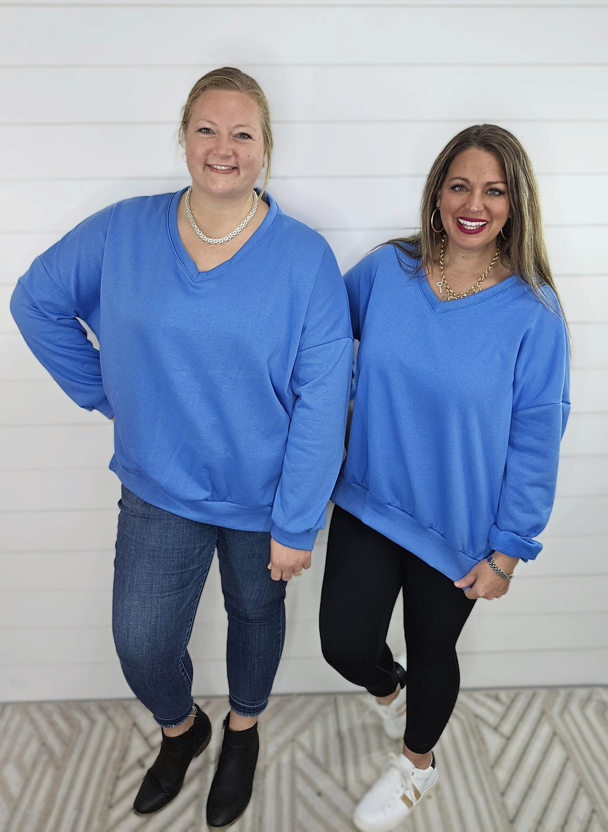 **BROOCH EXCLUSIVE** THE EVERYDAY PULLOVER - AZURE BLUE