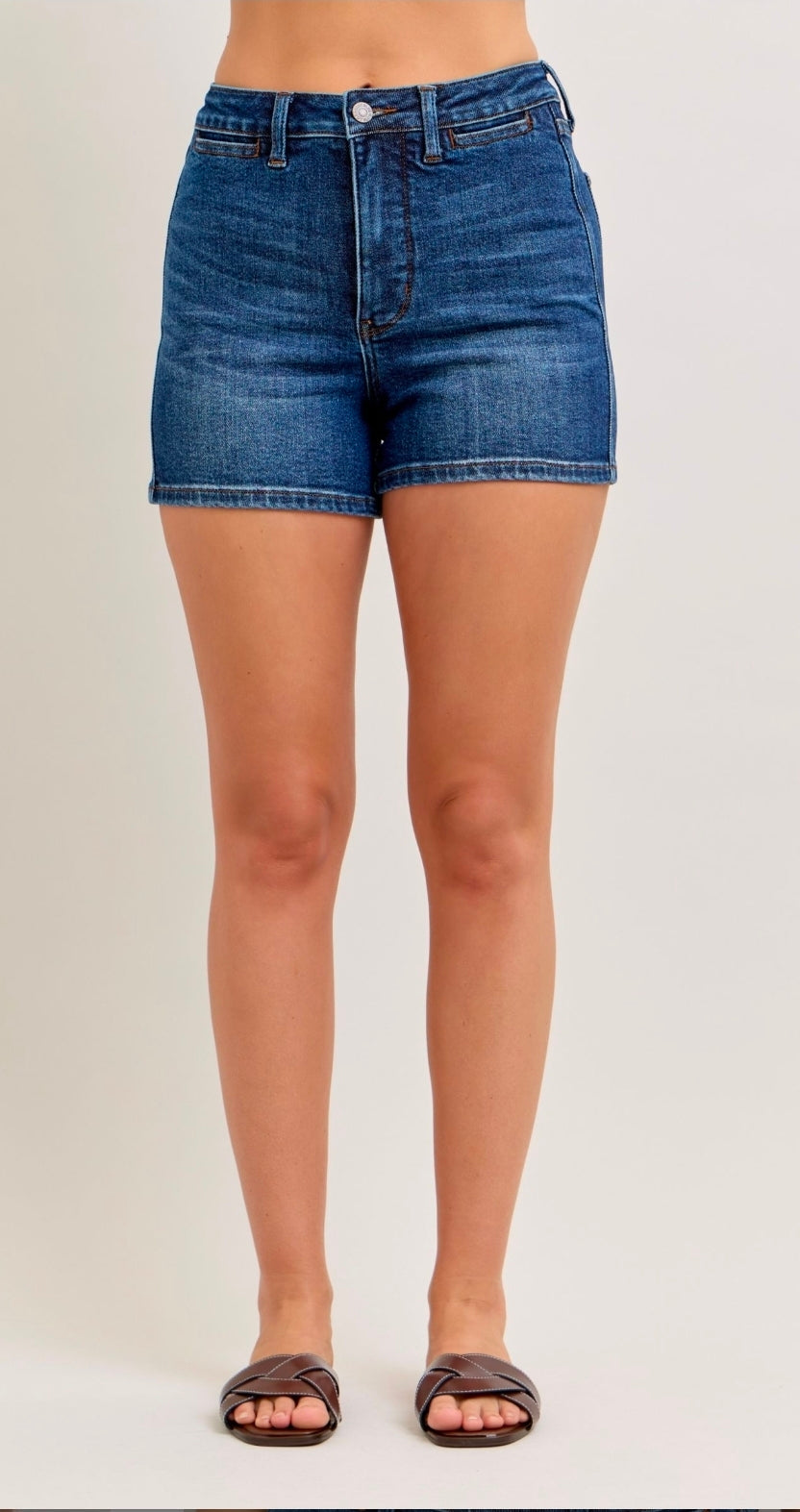 JUDY BLUE TUMMY CONTROL SLIM SHORT