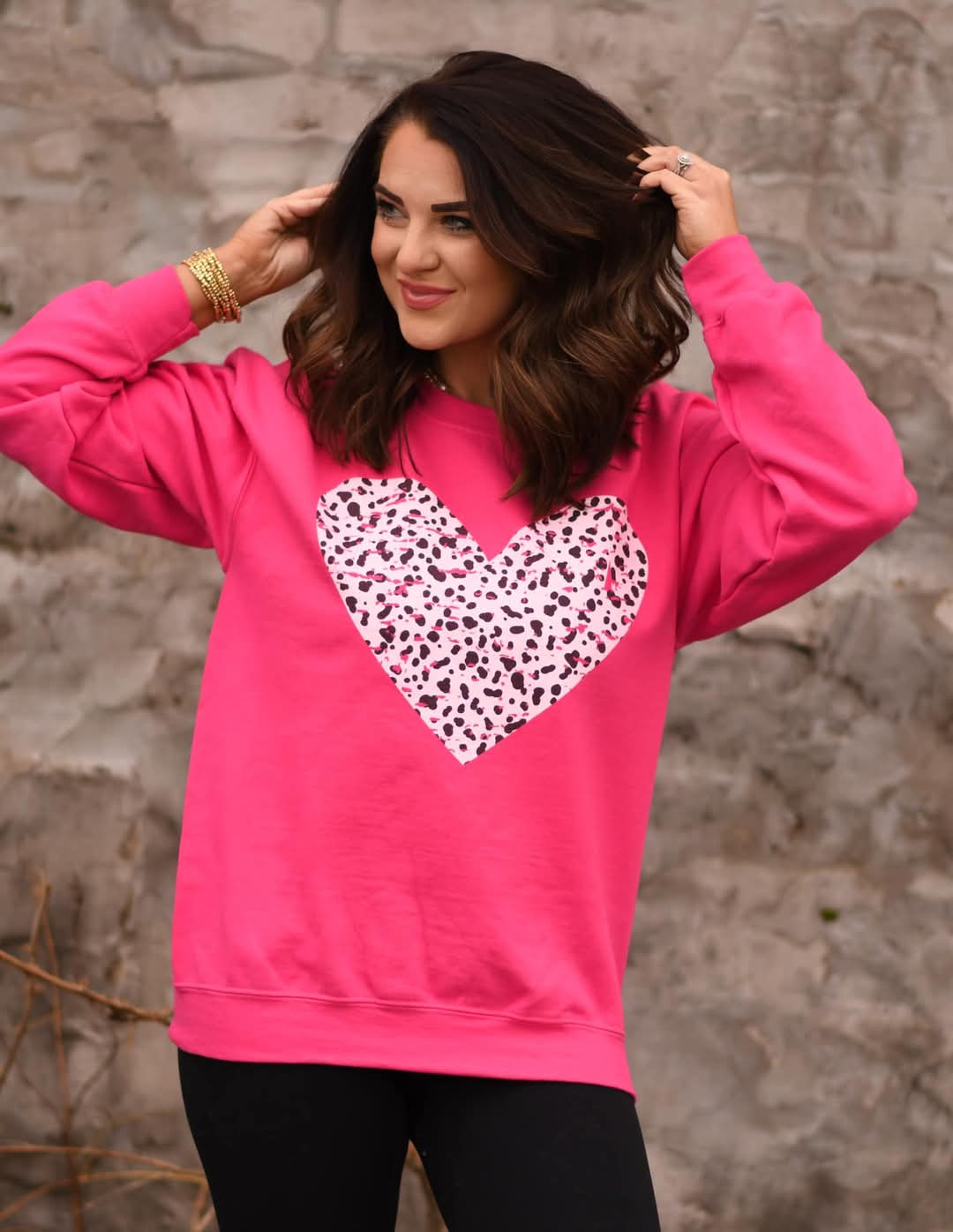 **PREORDER** DALMATIAN HEART SWEATSHIRT - TAT 15 BUSINESS DAYS