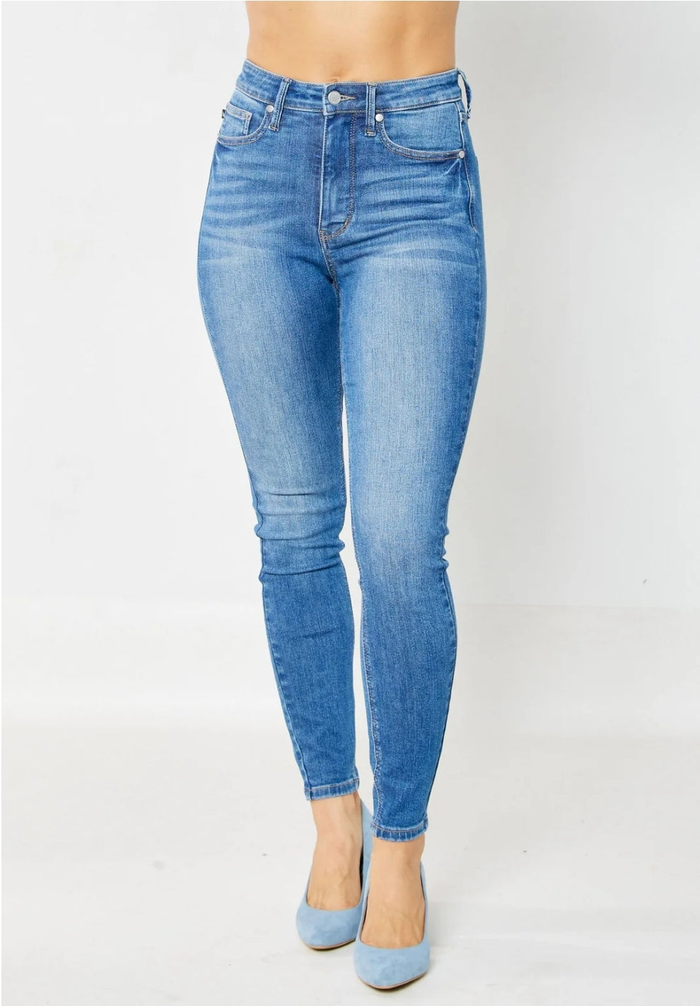 JUDY BLUE HIGH WAIST TUMMY CONTROL CLASSIC SKINNY