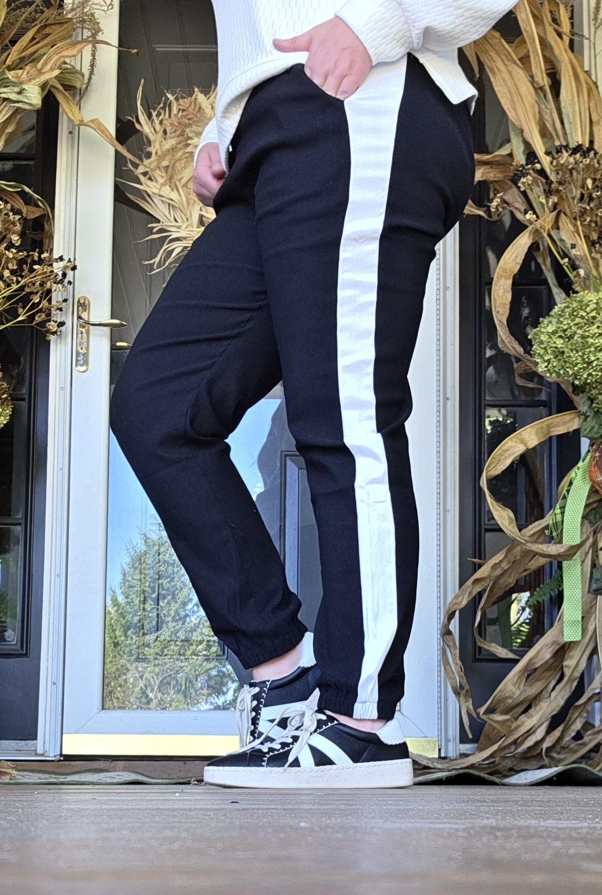 VARSITY STRIPE JOGGERS - 4 COLORS