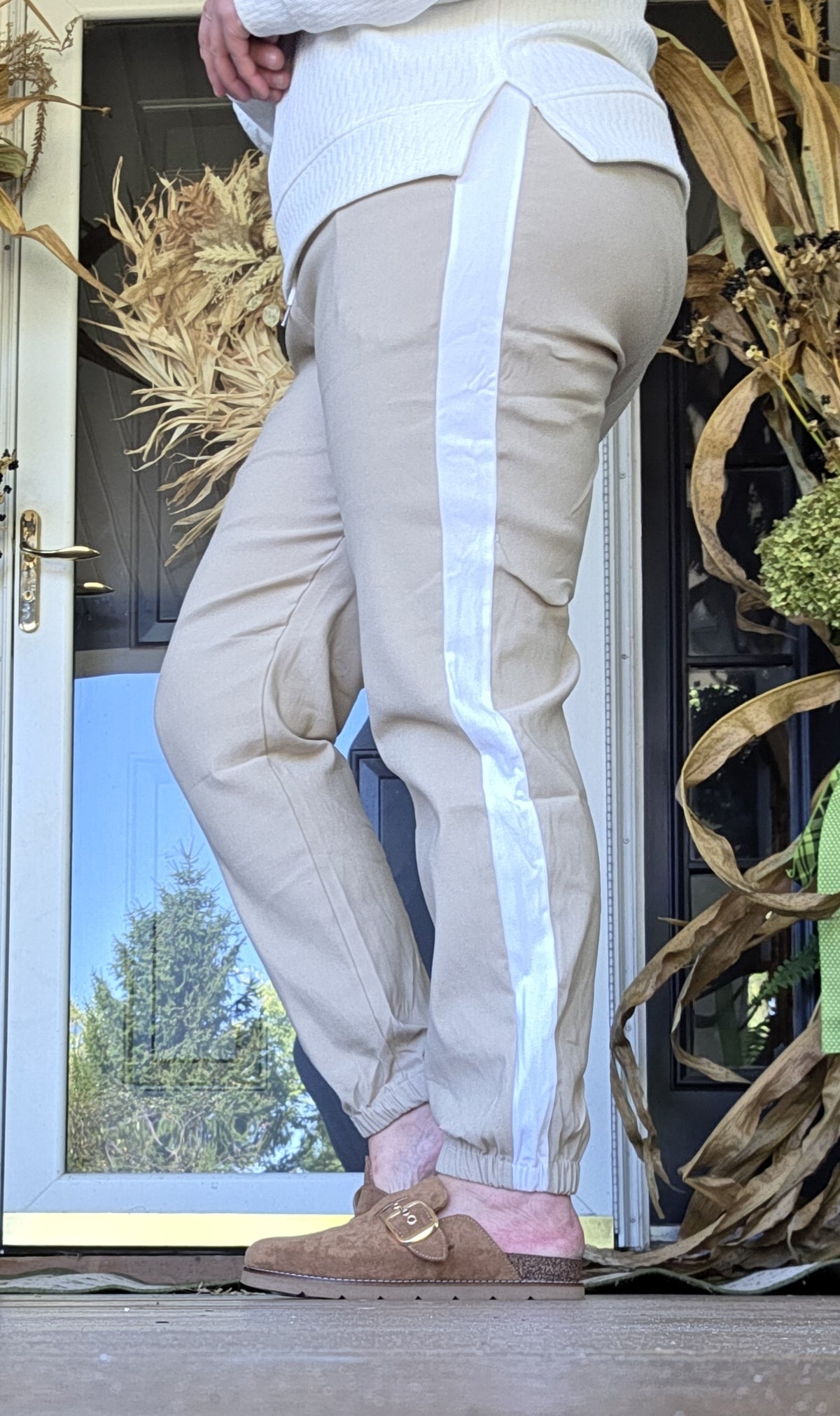 VARSITY STRIPE JOGGERS - 4 COLORS