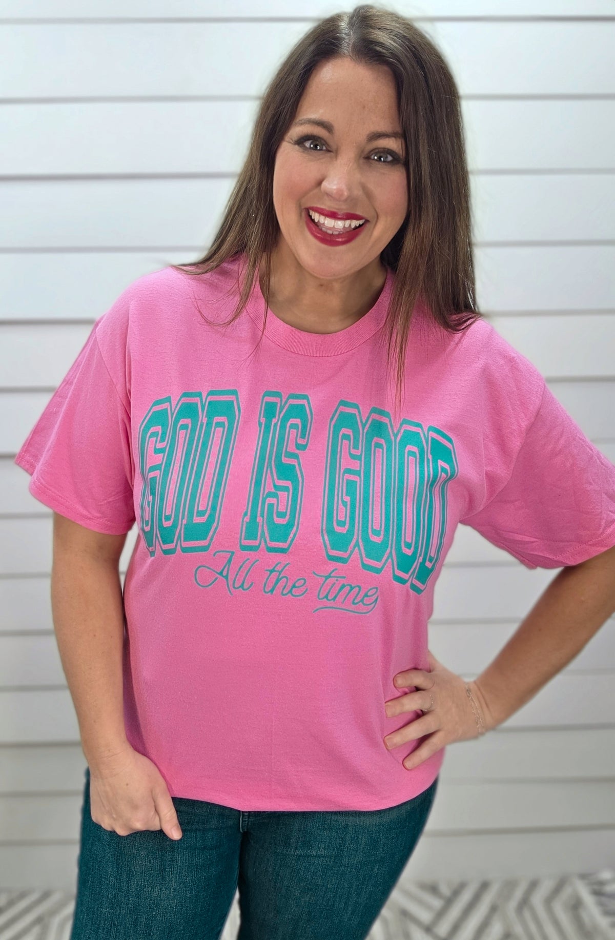 GOD IS GOOD ALL THE TIME GRAPHIC TSHIRT