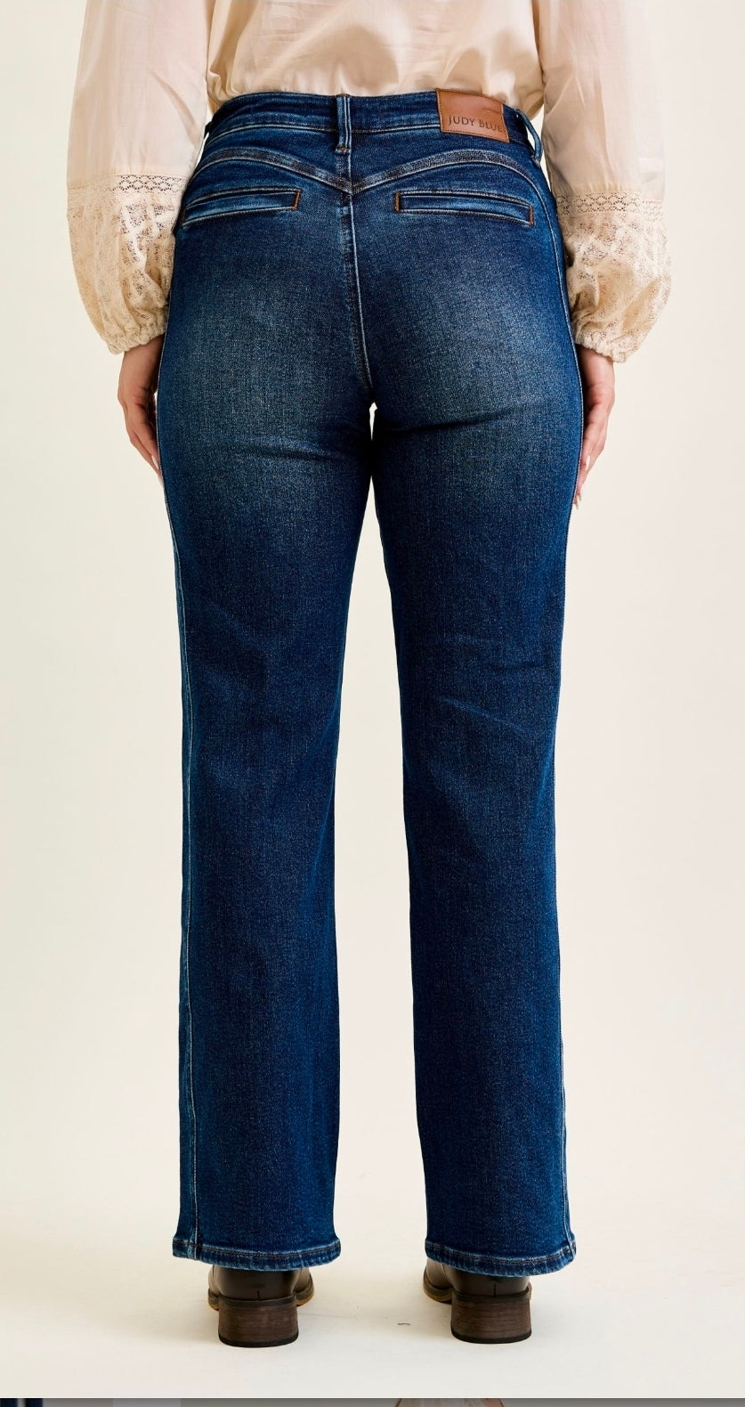JUDY BLUE ALEX BOY BOOTCUT JEANS W/ SEAMING