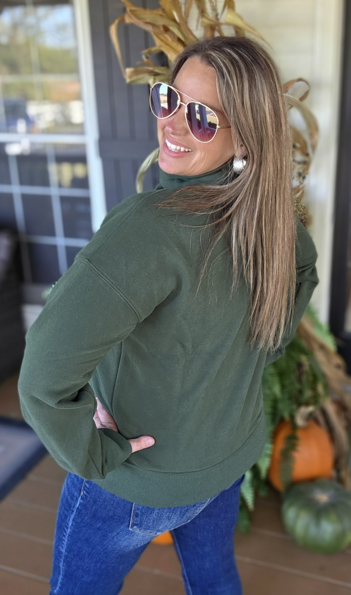 FOREST TIE CHANNEL SWEATSHIRT PULLOVER