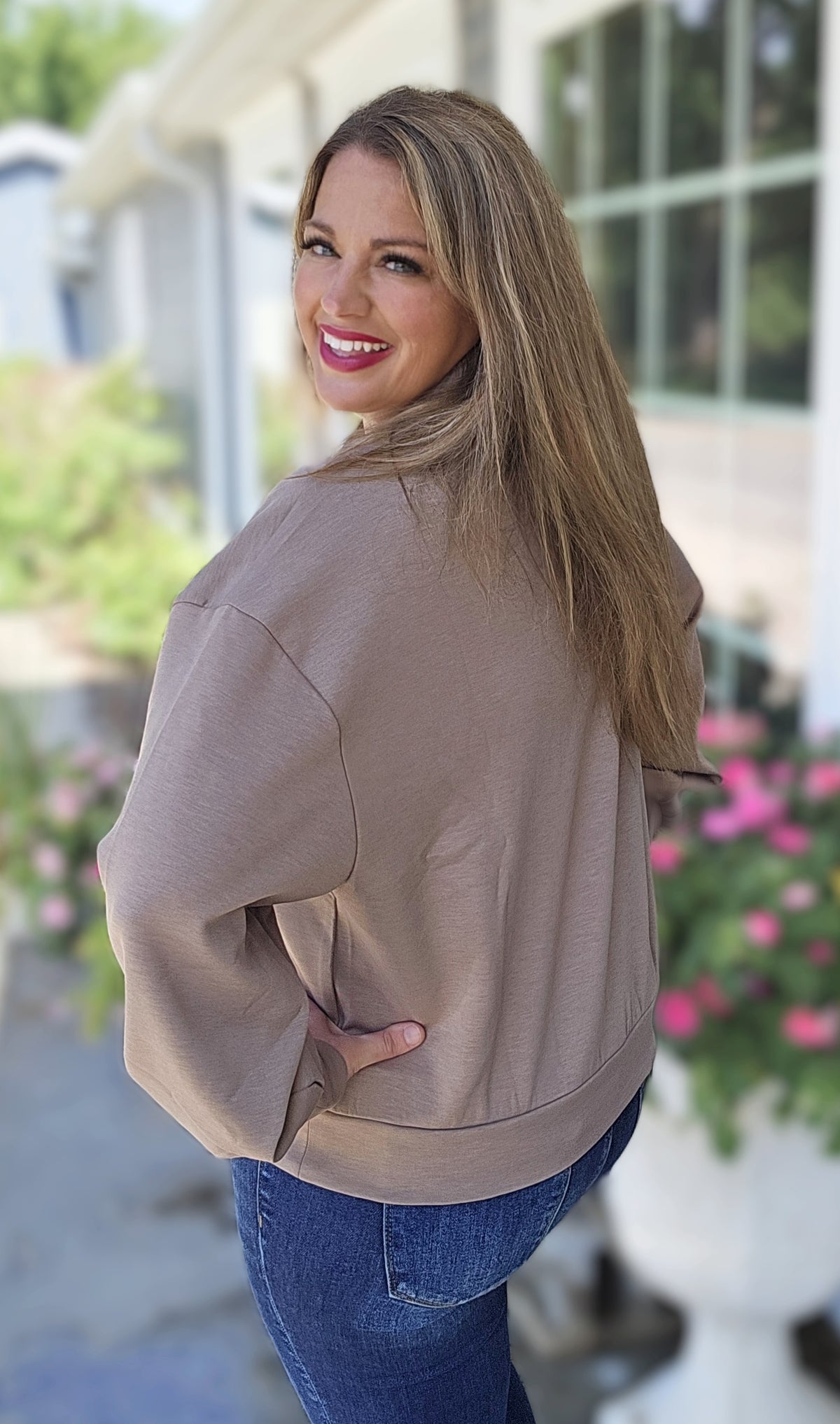 COCOA SCUBA HALF ZIP PULLOVER