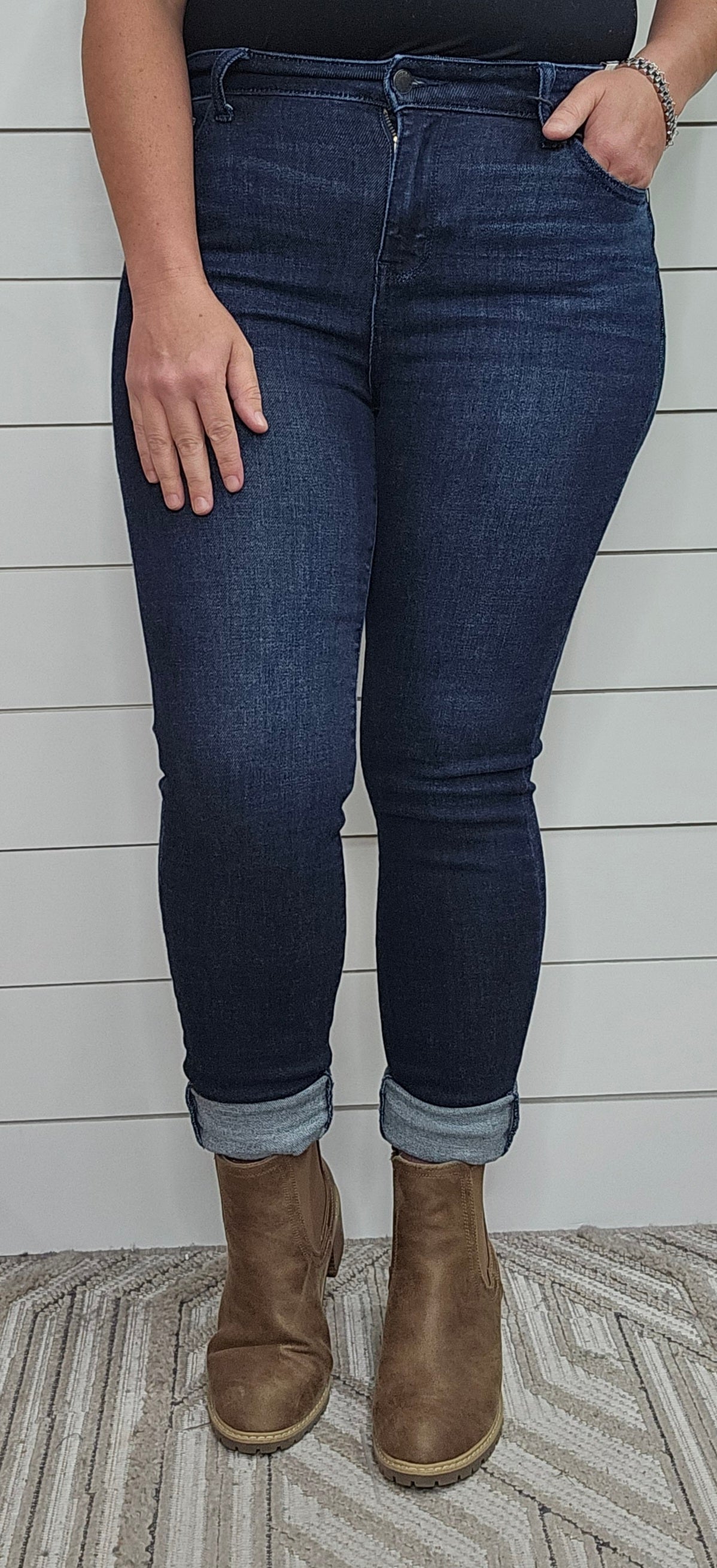 JUDY BLUE SUPER DARK SKINNY JEAN