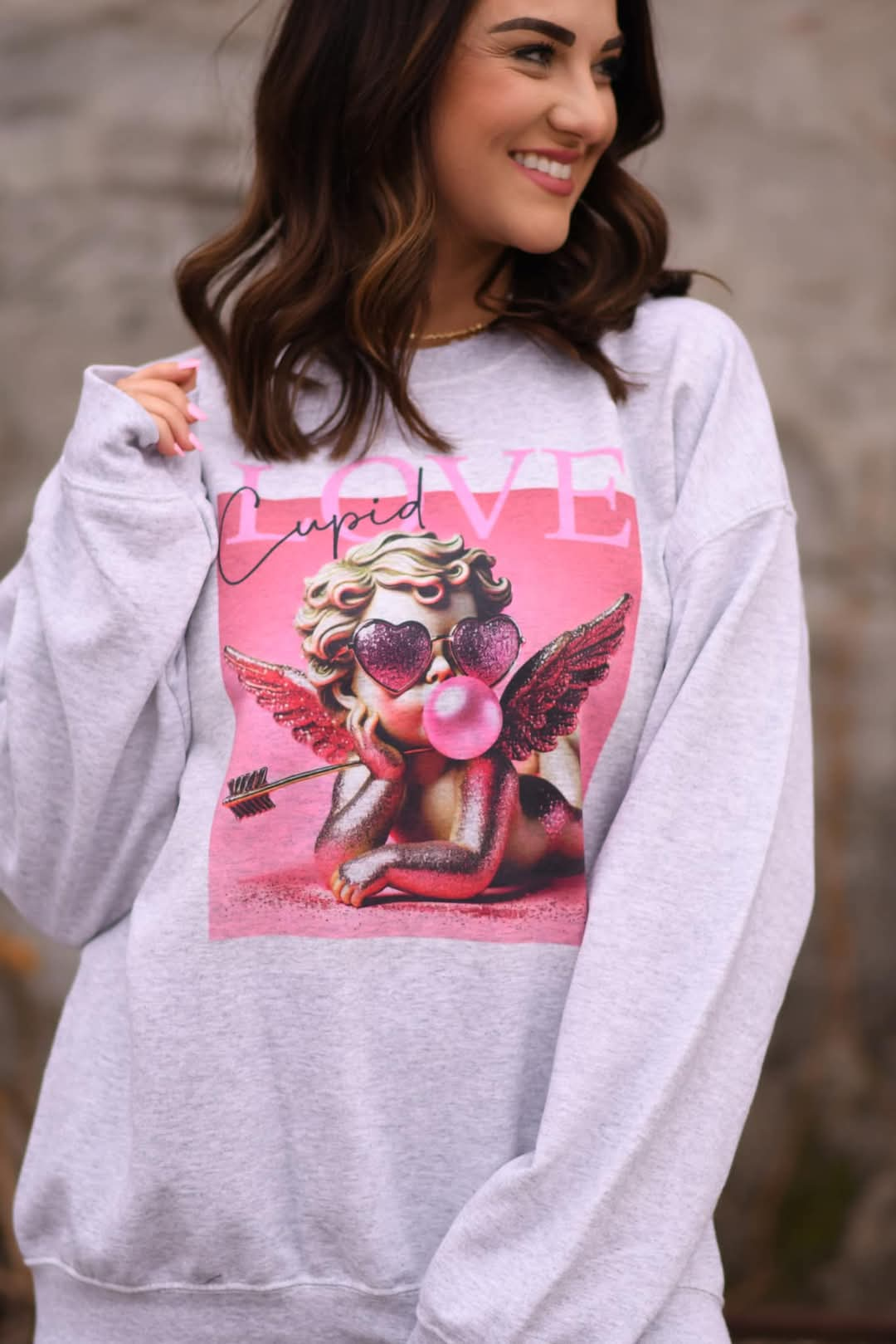 **PREORDER** LOVE CUPID SWEATSHIRT - TAT 15 BUSINESS DAYS