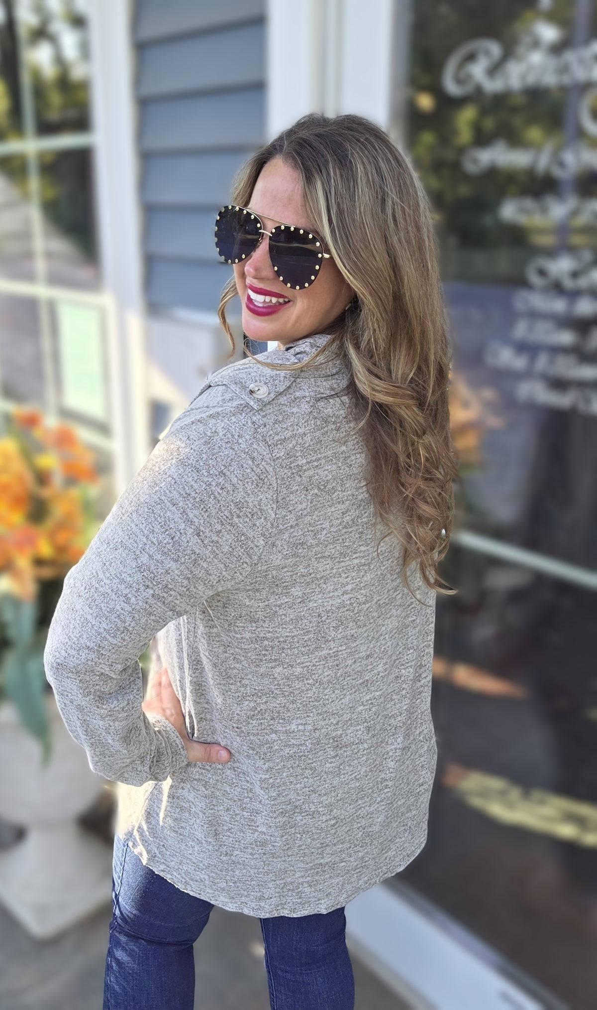 DEAR SCARLETT - 2 IN 1 CARDIGAN - OLIVE