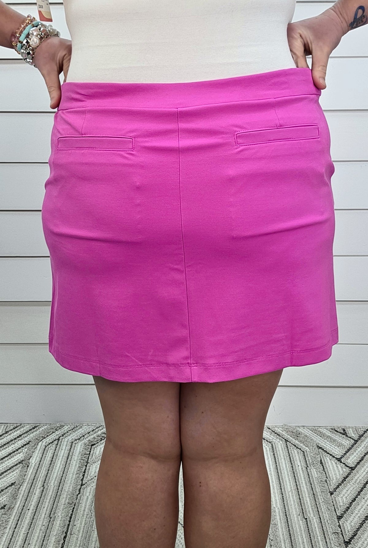 DEAR SCARLETT RELAXED SKORT - ISLAND ORCHID