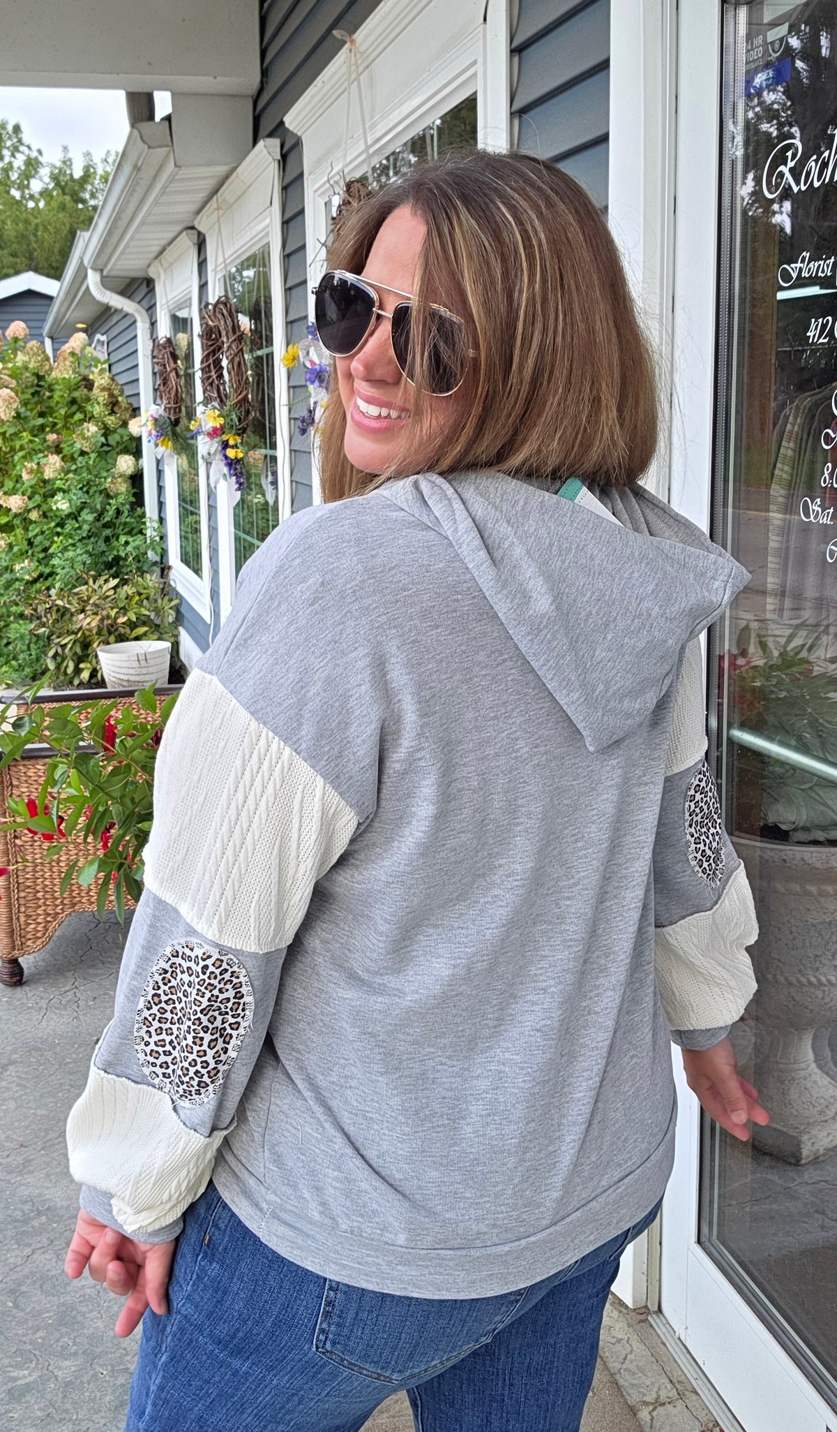 GREY FRECH TERRY CONTRAST Making Melody Sweatshirt