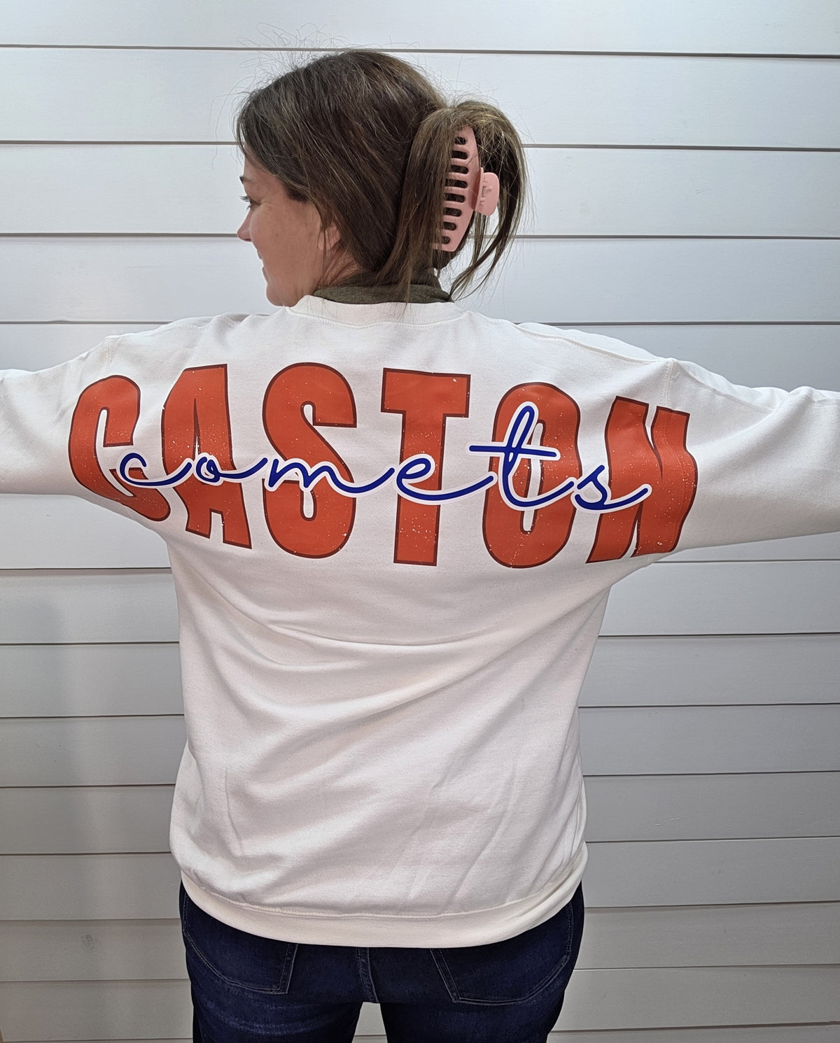 CUSTOM BIG LETTER SWEATHSHIRTS