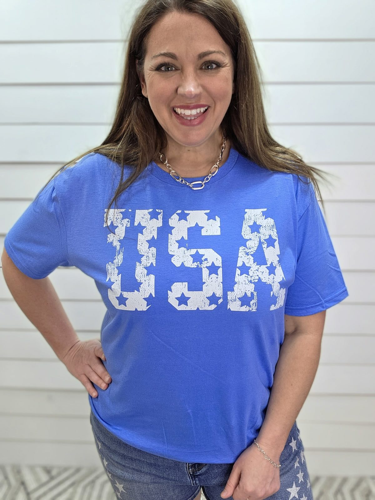 USA VINTAGE STAR GRAPHIC TEE