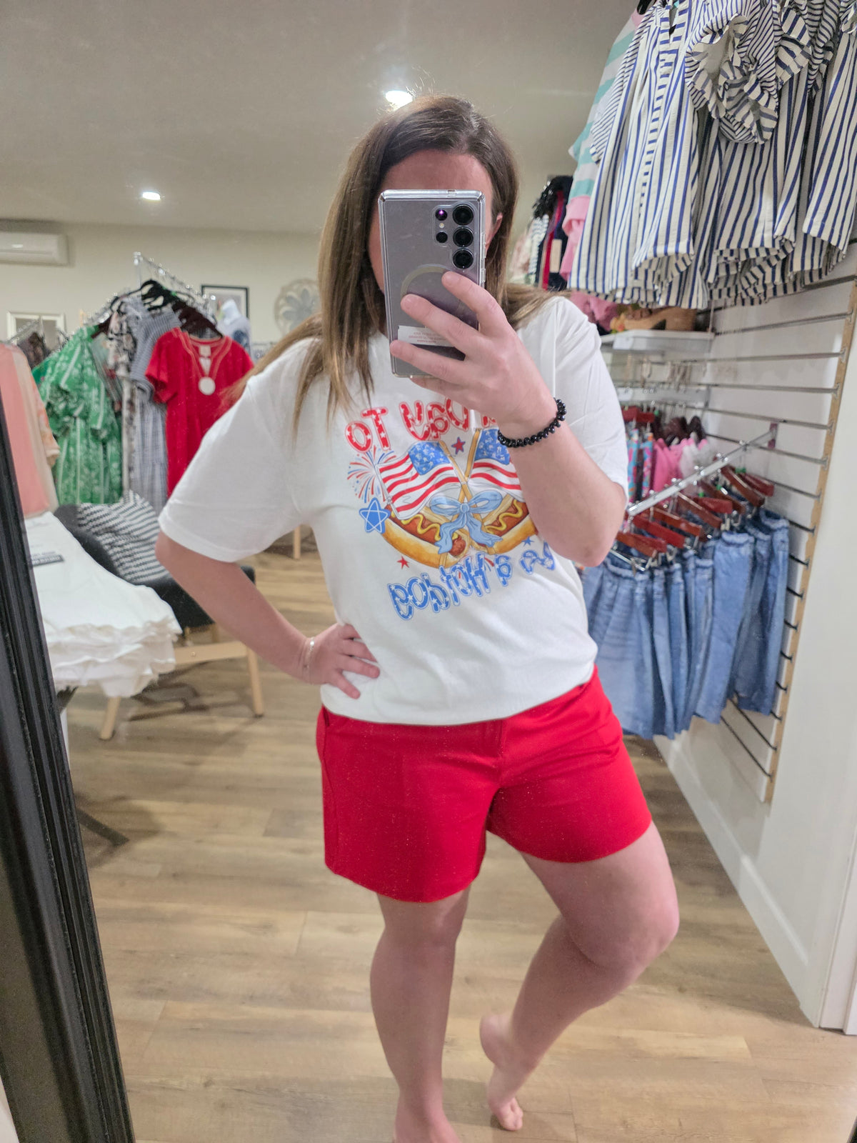 DEAR SCARLETT SHORTS - RED