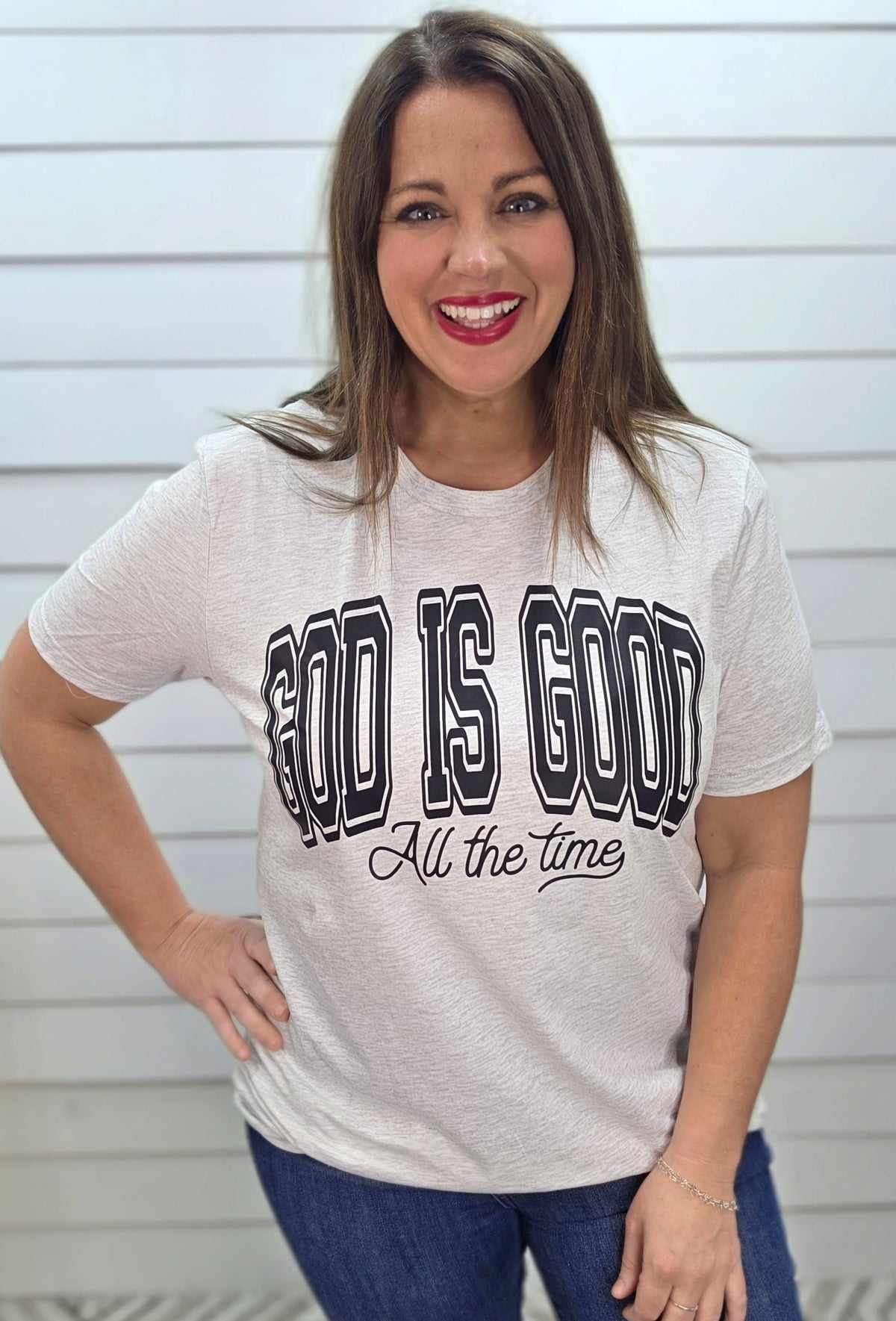 GOD IS GOOD ALL THE TIME GRAPHIC TSHIRT