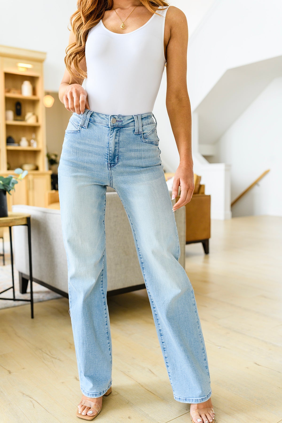 Judy Blue Sarasota High Rise Wide Leg Jeans – Brooch Boutique
